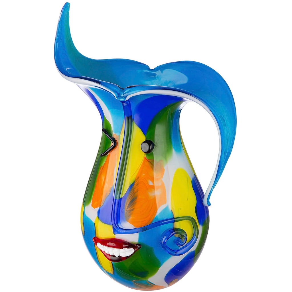 Casablanca by Gilde Tischvase »Glasart Designvase "Augusto" aus Glas«, (1 St.)