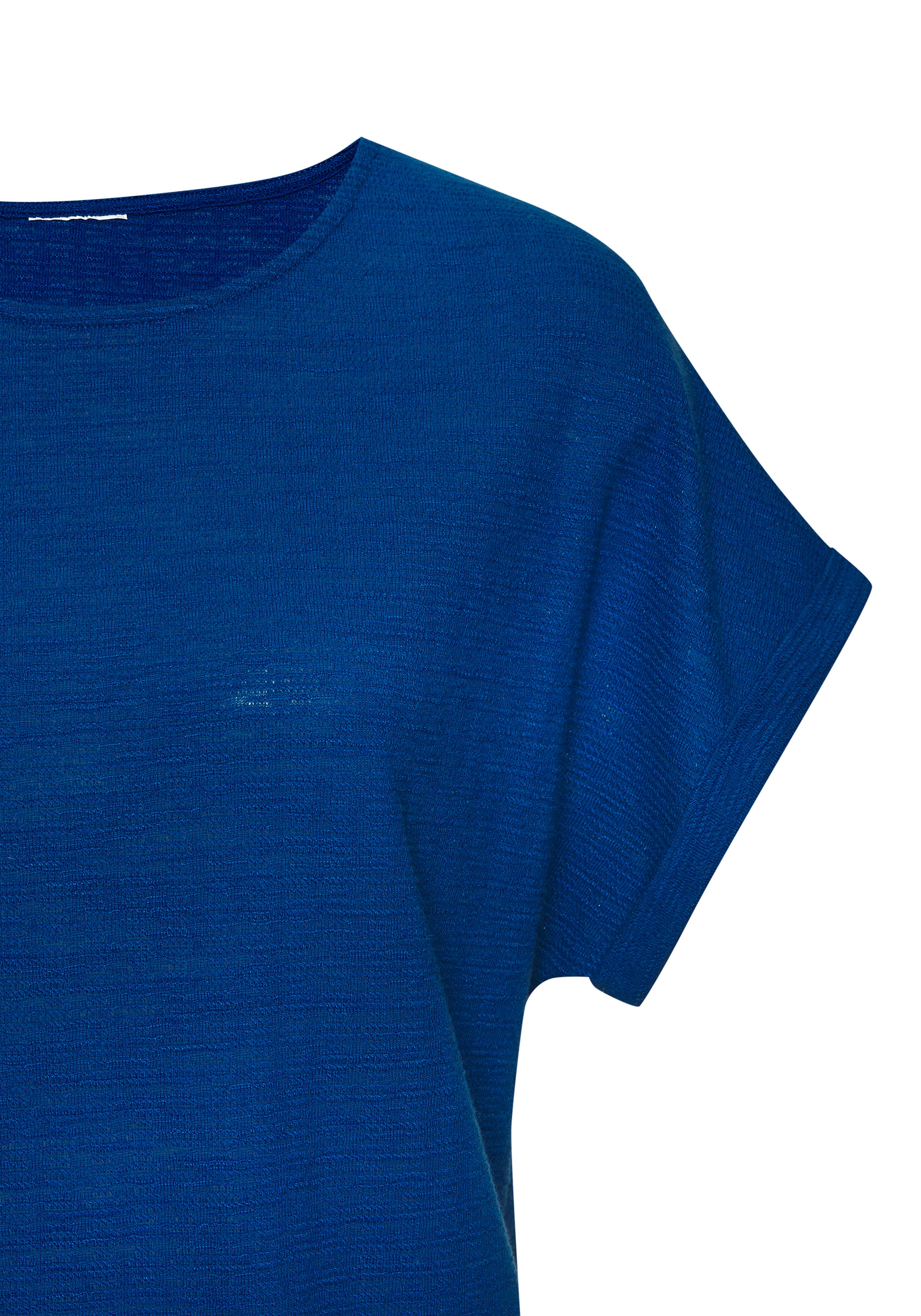 Vivance T-Shirt »mit modischer Struktur«, aus bügelfreier Qualität mit Baumwolle
