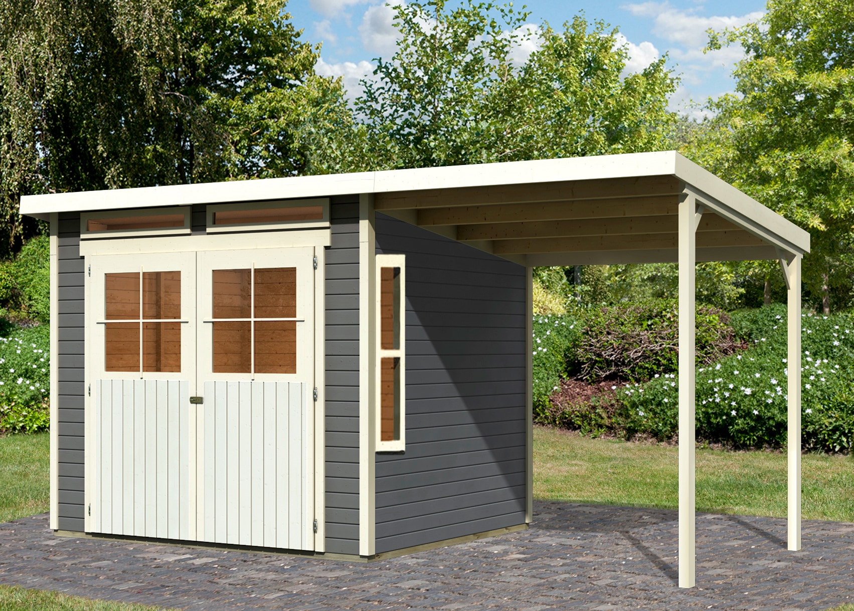 Karibu Gartenhaus "Falkensee 4" günstig online kaufen