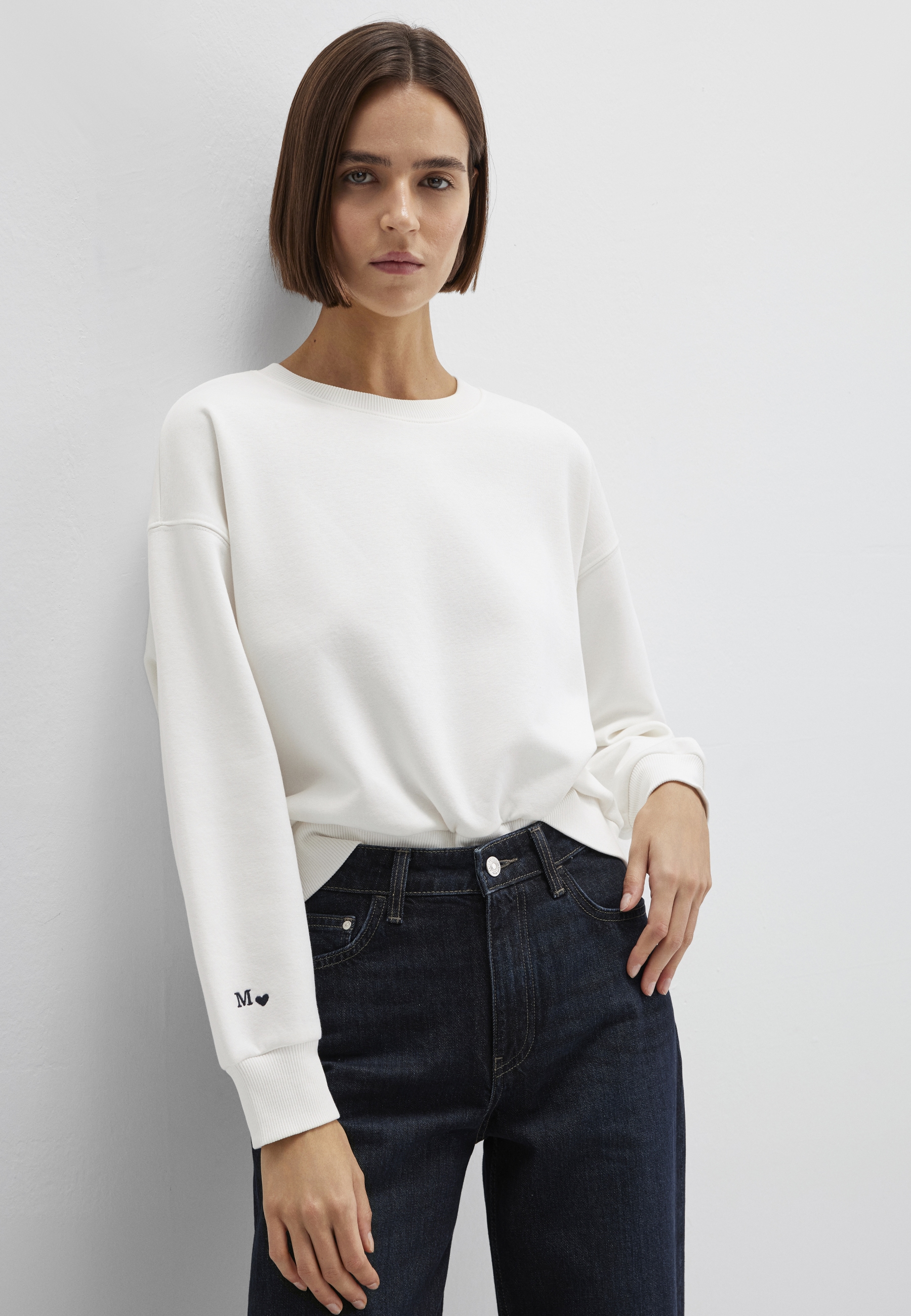 Mavi Rundhalspullover "CREW NECK SWEATSHIRT" Sweatshirt cropped günstig online kaufen