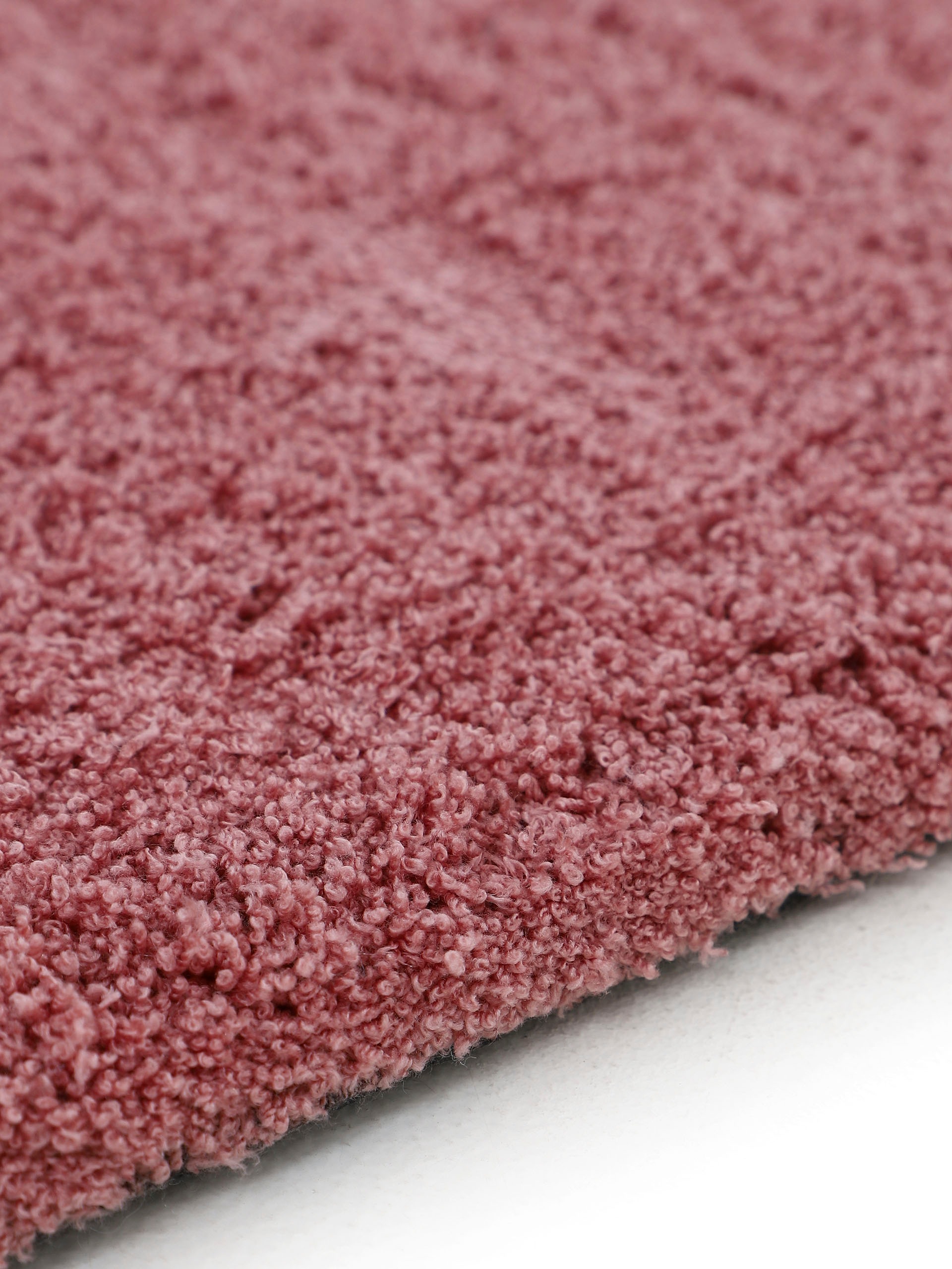 Carpetfine Silky Hochflor-Teppich Rosa 80x150cm 3