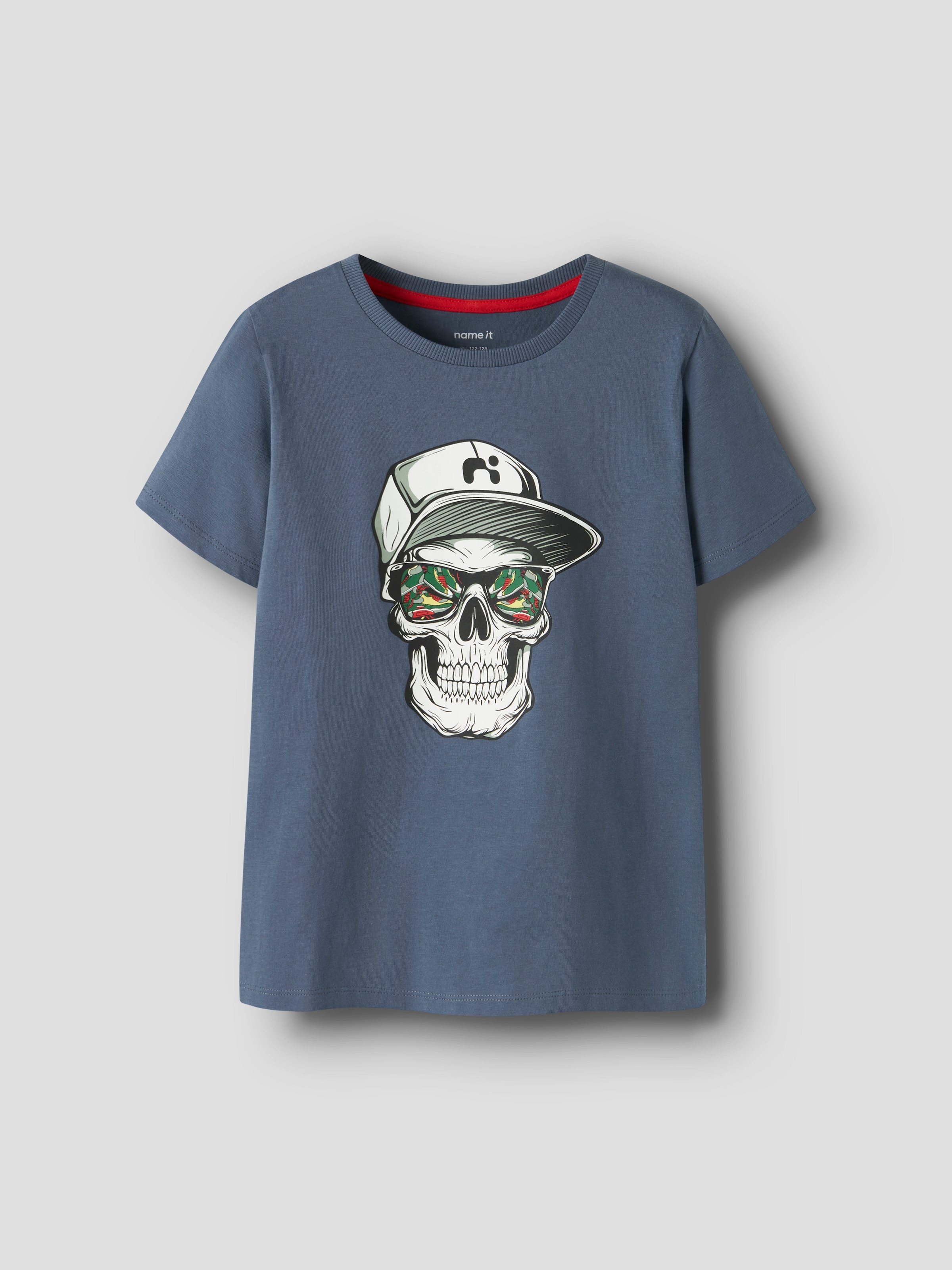 Name It T-Shirt "Nkmlorne – Shirt Mit Stylischem Print Und Baumwolle" Baumwolle, Regular Fit