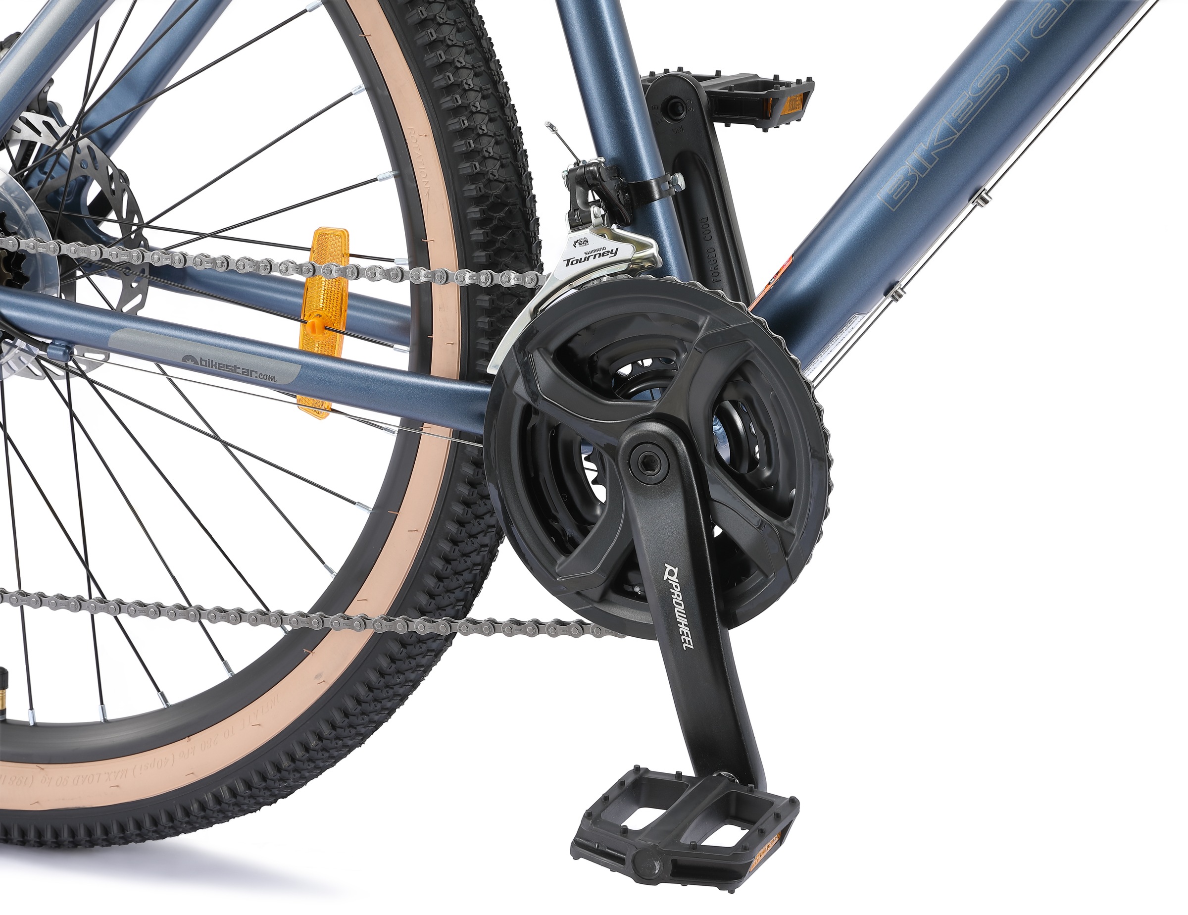 Bikestar Mountainbike 21 Gang Shimano RD-TY300 Schaltwerk Kettenschaltung für Damen und Herren, Kettenschaltung