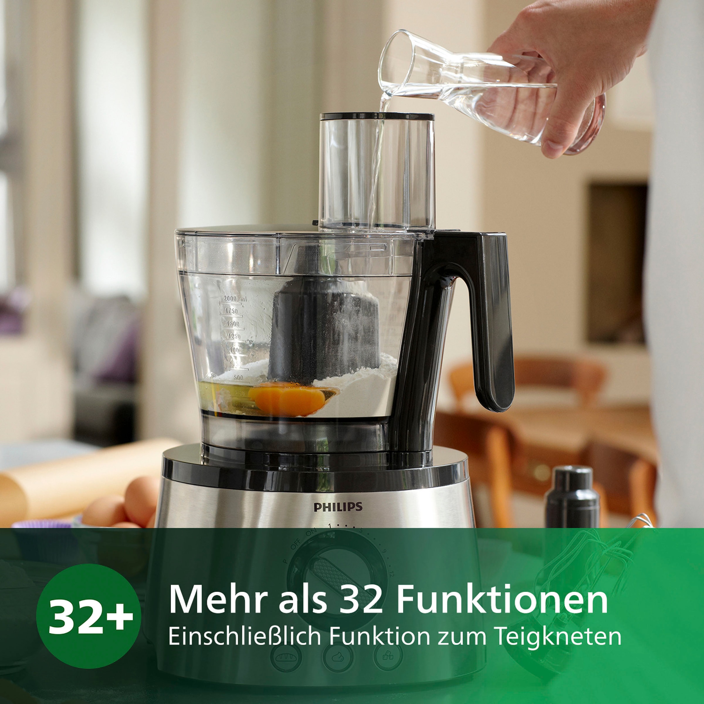 Philips Kompakt-Küchenmaschine »HR7778/00«, inkl. und Standmixer BAUR Entsafter, | Knethaken, Zitruspresse bestellen