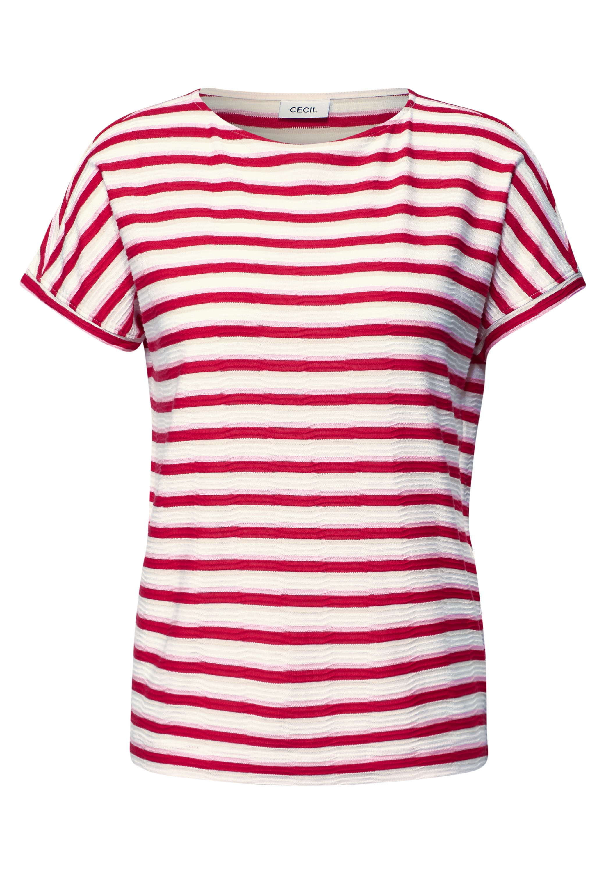 Cecil T-Shirt, mit U-Boot-Ausschnitt