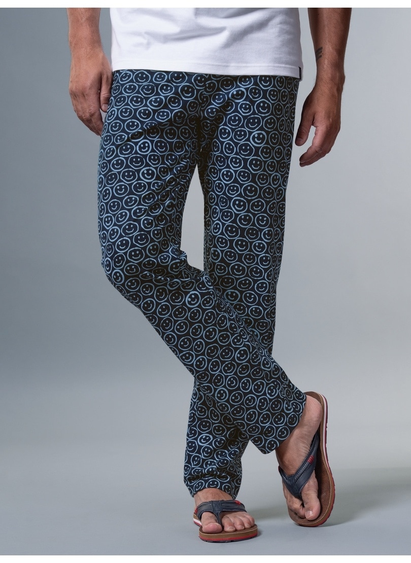 online BAUR | Trigema Pyjamahose Smiley-Print« bestellen mit Schlafanzug »TRIGEMA