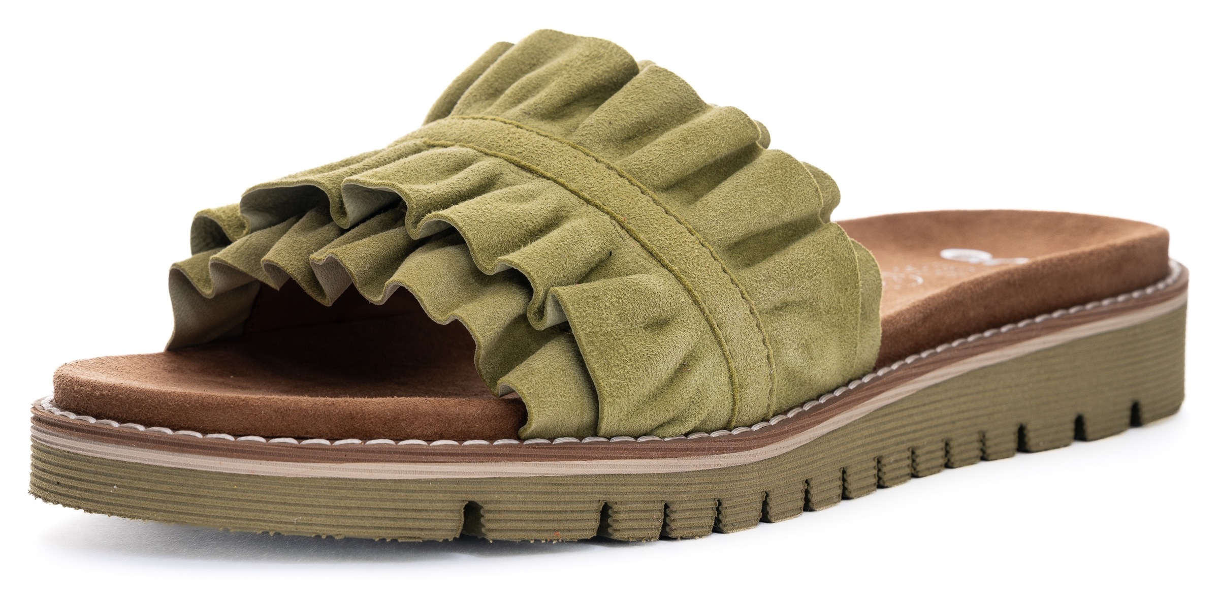 Ara Pantolette »KENT«, Slides, Flats, Sandale mit geraffter Bandage