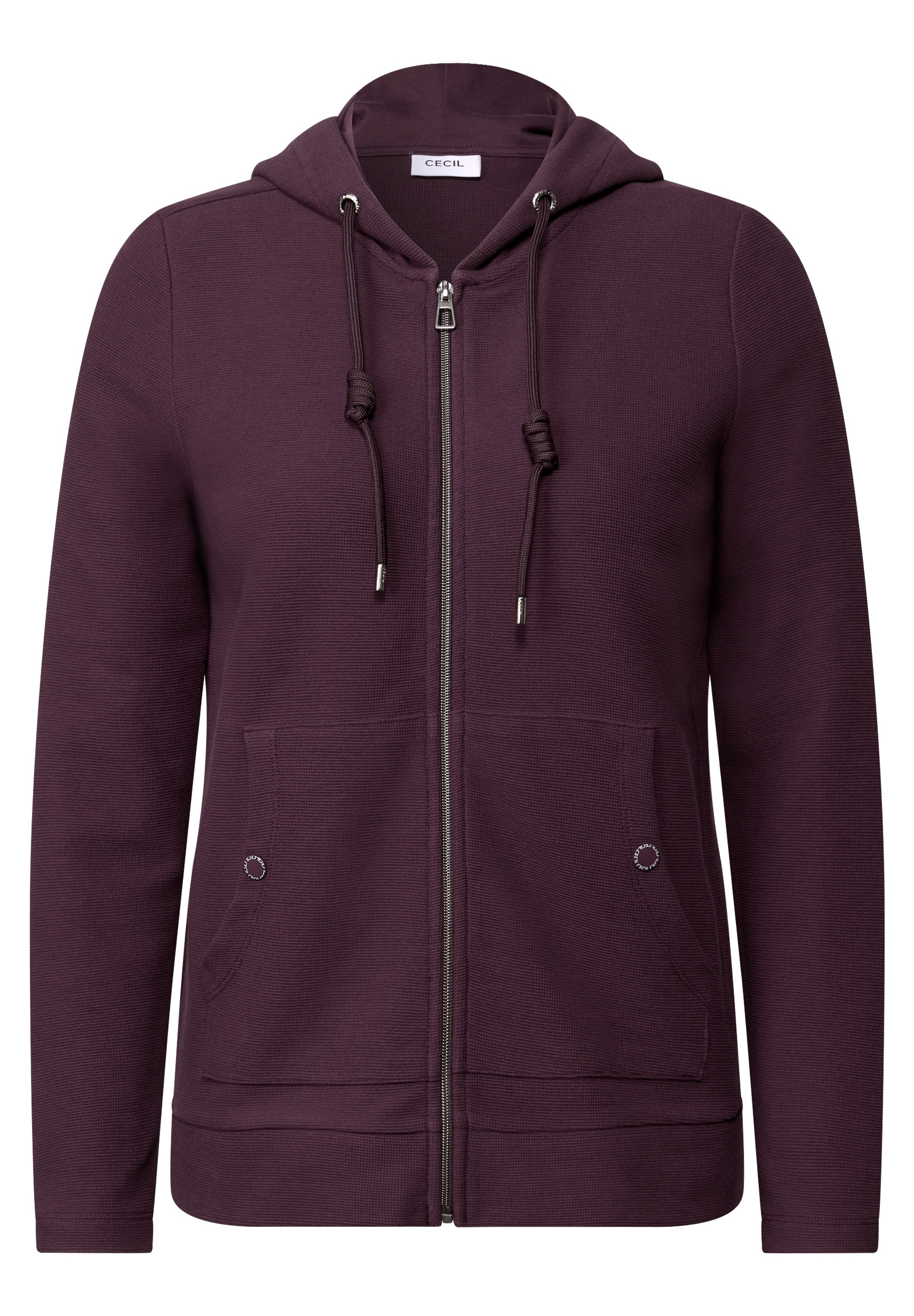 Cecil Sweatjacke, mit Kängurutasche