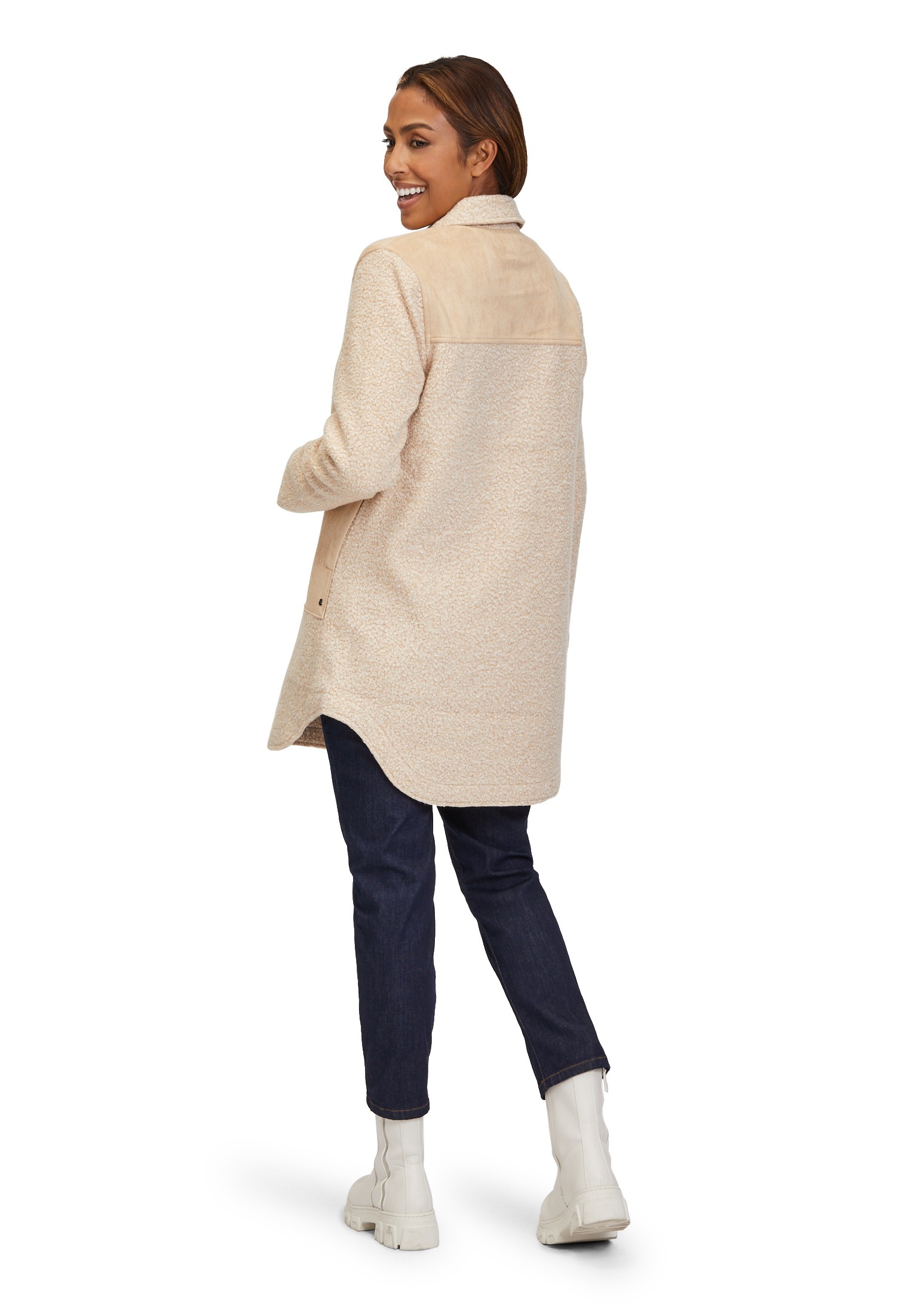 Betty&Co Canvasjacke »Betty & Co Casual-Jacke mit Patches«