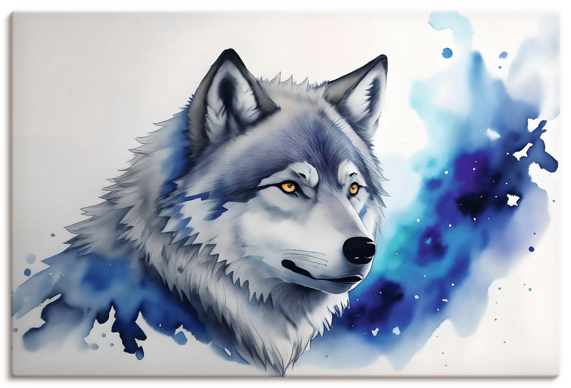 Artland Wandbild "Wolf" Wolfbilder 1 Stk. tlg. als Alubild, Leinwandbild, Poster, Wandaufkleber in verschied. Größen