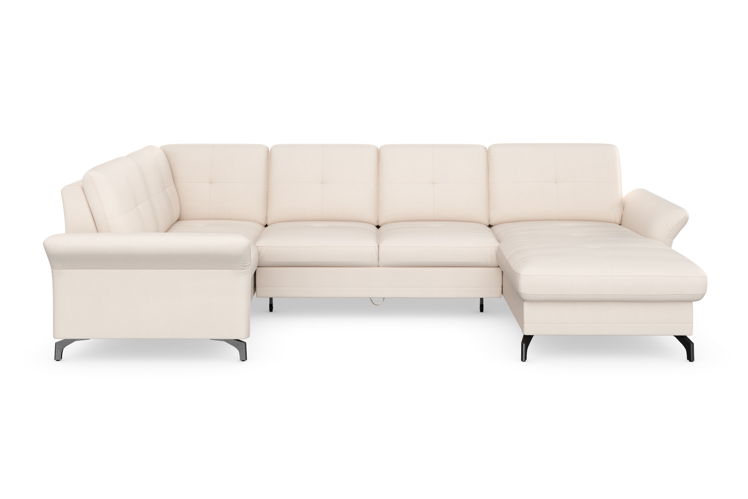 Home affaire Wohnlandschaft "Calando U-Form" wahlweise mit Bettfunktion, Be günstig online kaufen