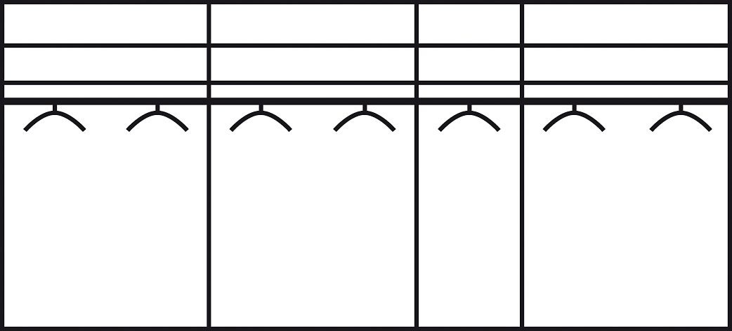 rauch Schwebetürenschrank »Imperial«, in 8 Breiten und 3 Höhen