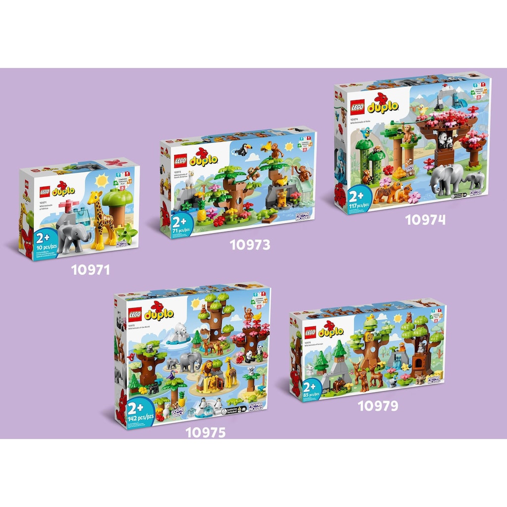 LEGO® Konstruktionsspielsteine »Wilde Tiere Afrikas (10971), LEGO® DUPLO«, (10 St.)