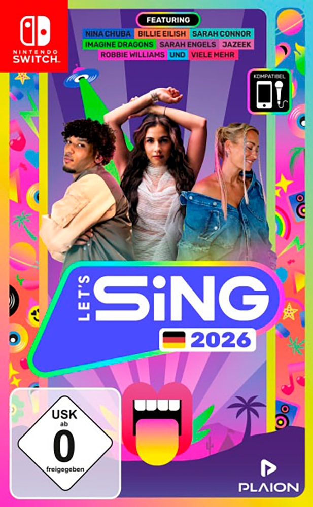 Ravenscourt Spielesoftware »Let's Sing 2026 German Version«, Nintendo Switch