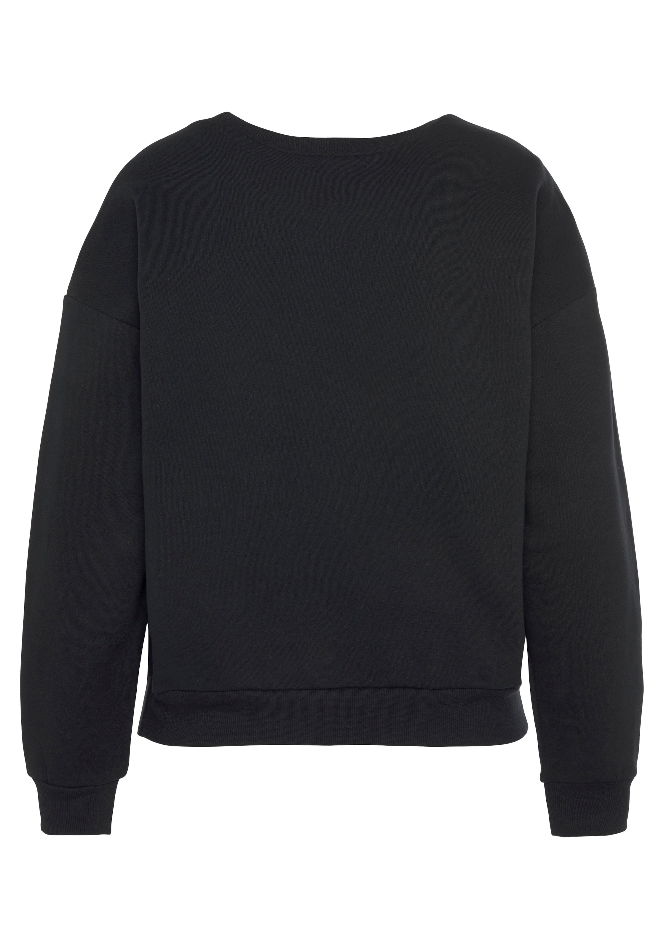 Bench. Loungewear Sweatshirt, mit glänzendem Logodruck, Loungewear