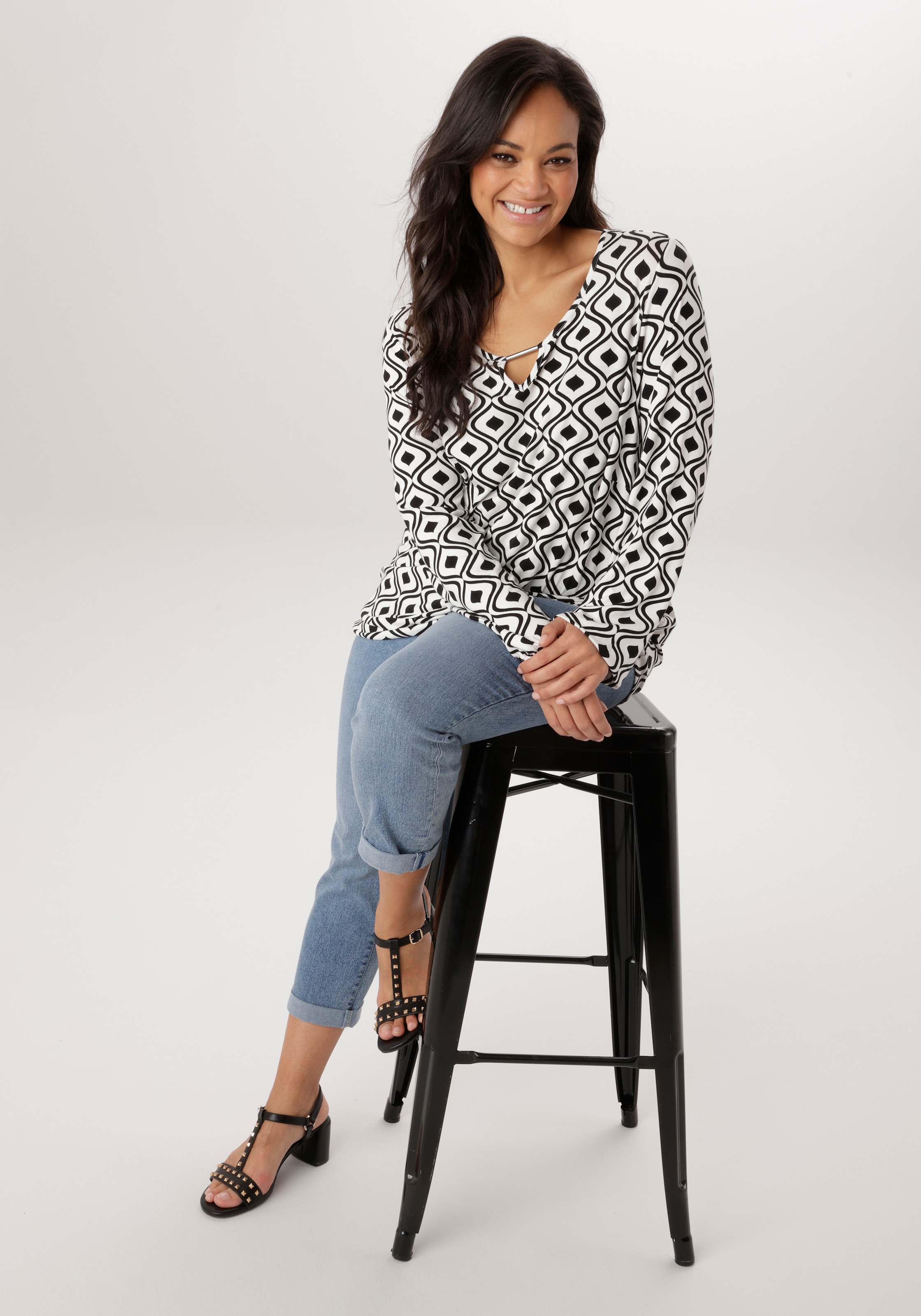 Aniston PLUS Langarmshirt