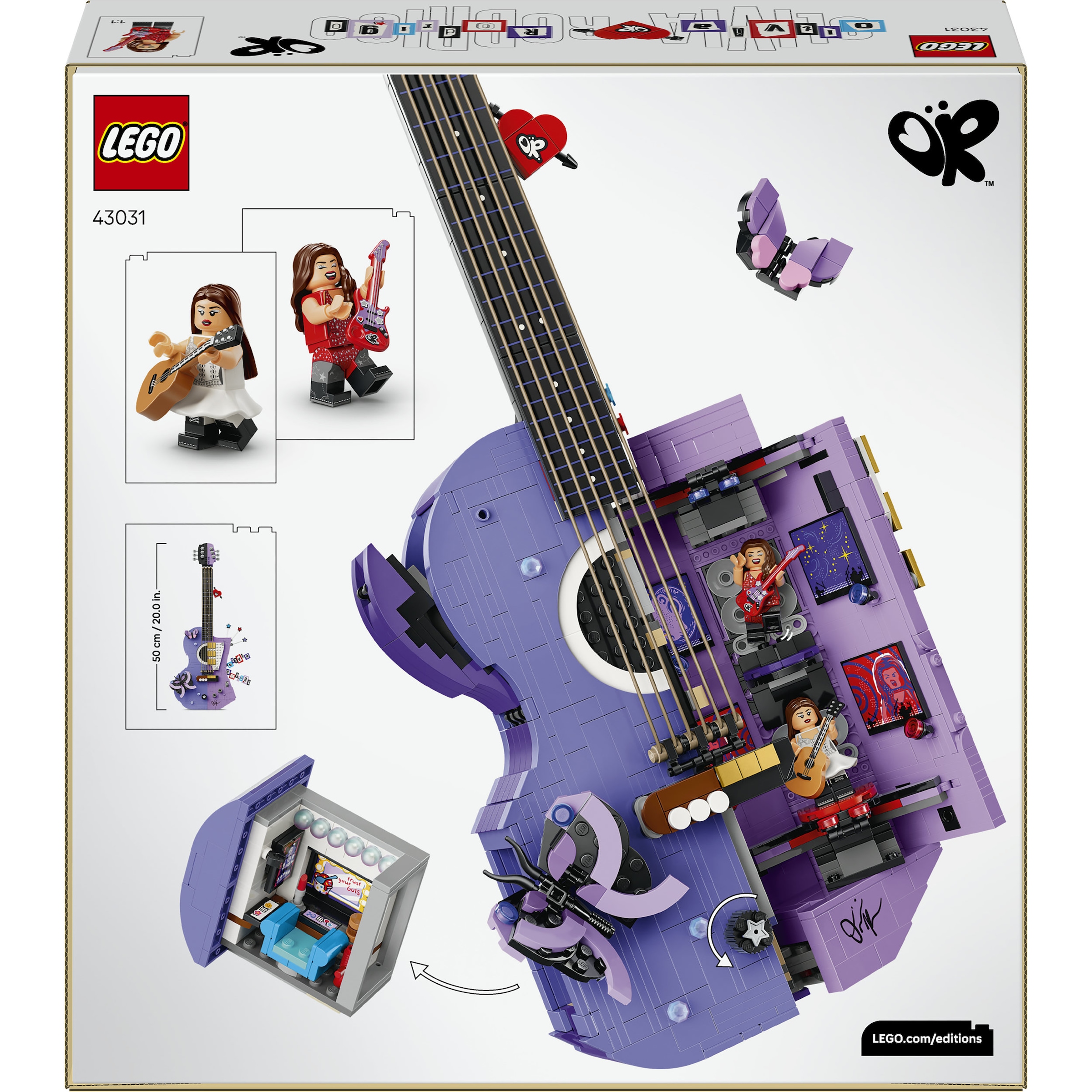 LEGO® Konstruktionsspielsteine »Olivia Rodrigos Gitarre (43031), LEGO Editions Music« Made in Europe
