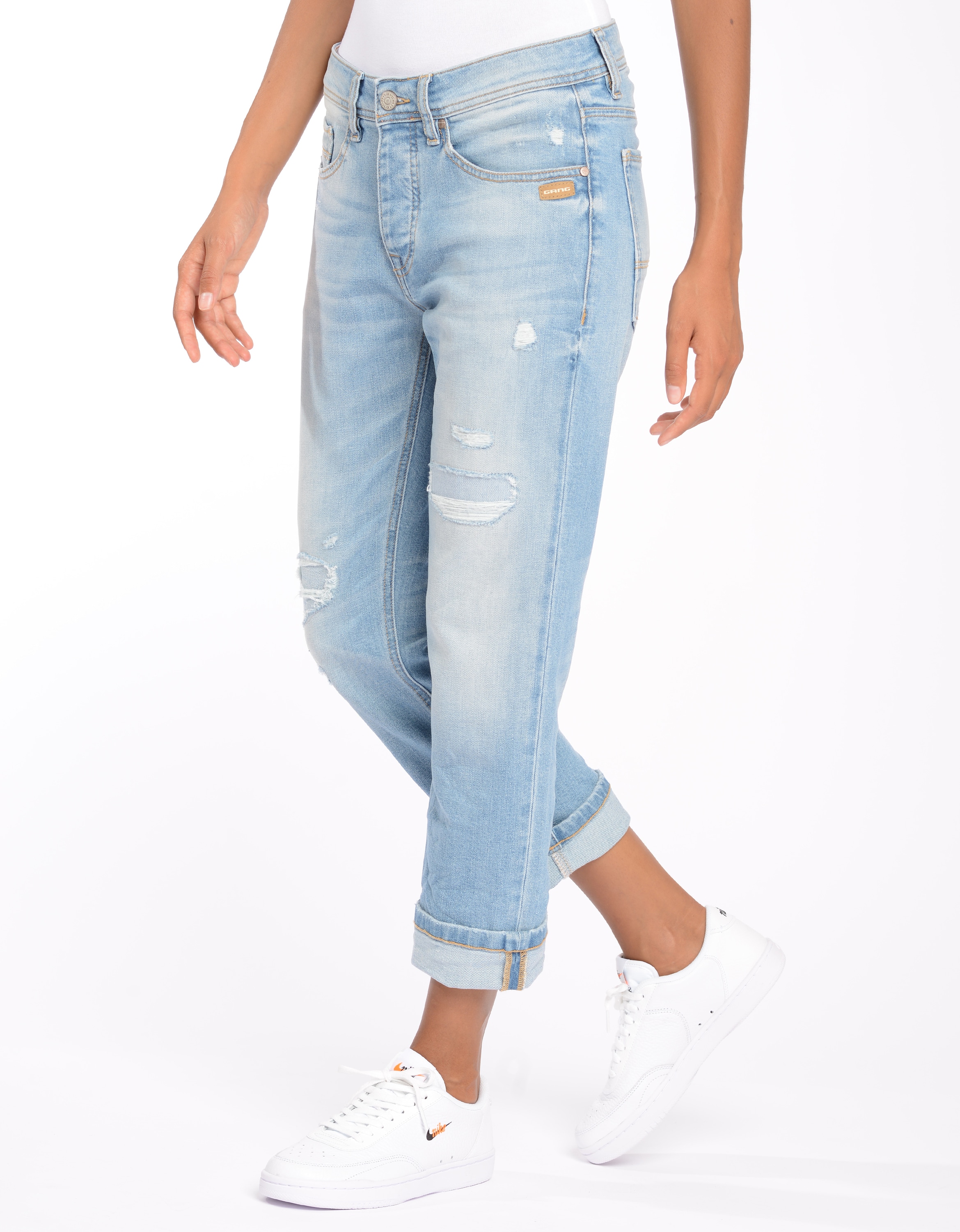 GANG Boyfriend-Jeans »GANG Jeans Boyfriend 94NICA CROPPED«