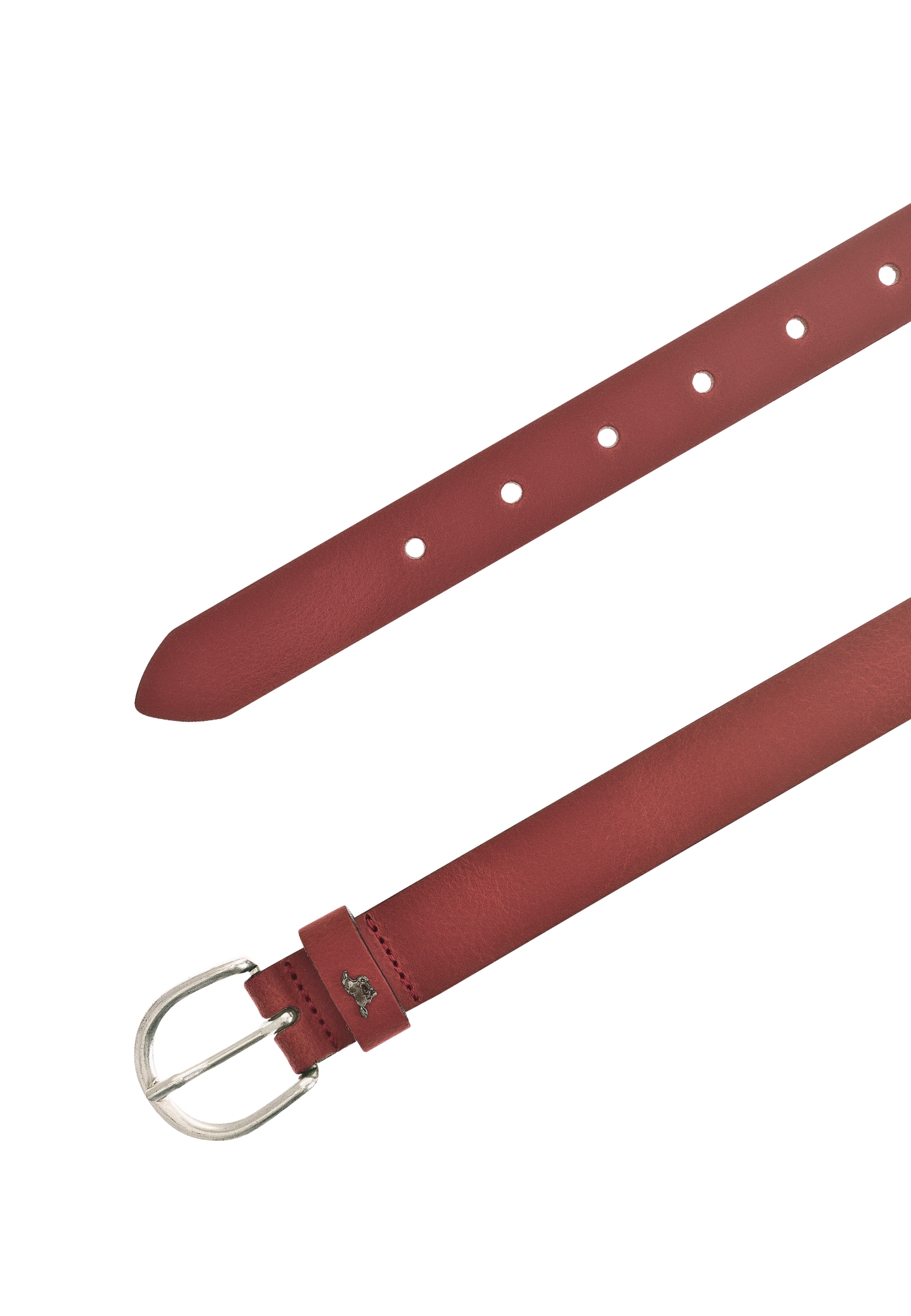 MUSTANG Ledergürtel, Pull-Up-Leder mit Vintagecharakter, in schmaler Form, 2,5 cm