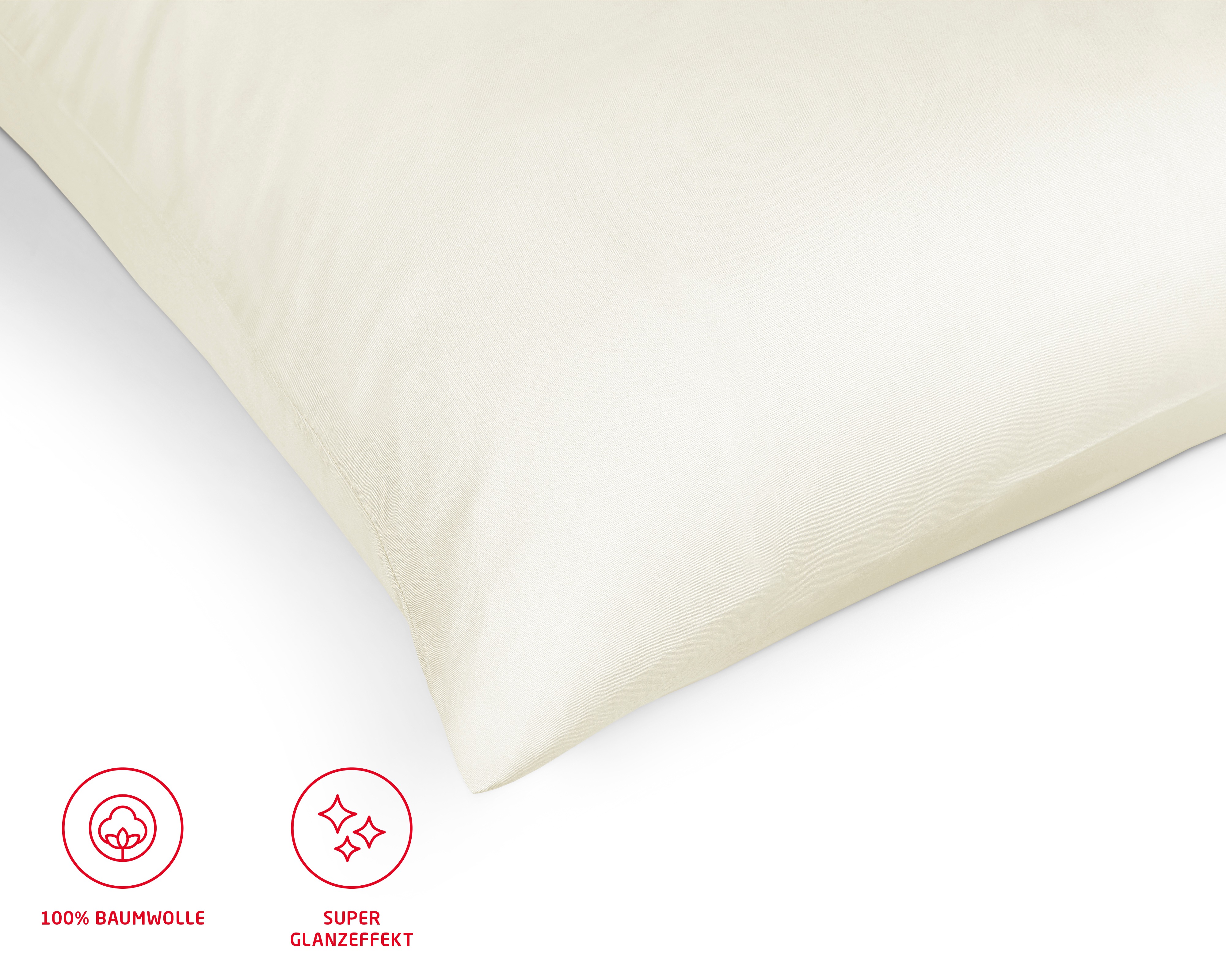 Thumbnail - fleuresse Bettwäsche "Colours in 135x200, 155x220 oder 200x200 cm" 3 Stk. Bettwäsche aus 100% Baumwolle, uni, mit Reißve...