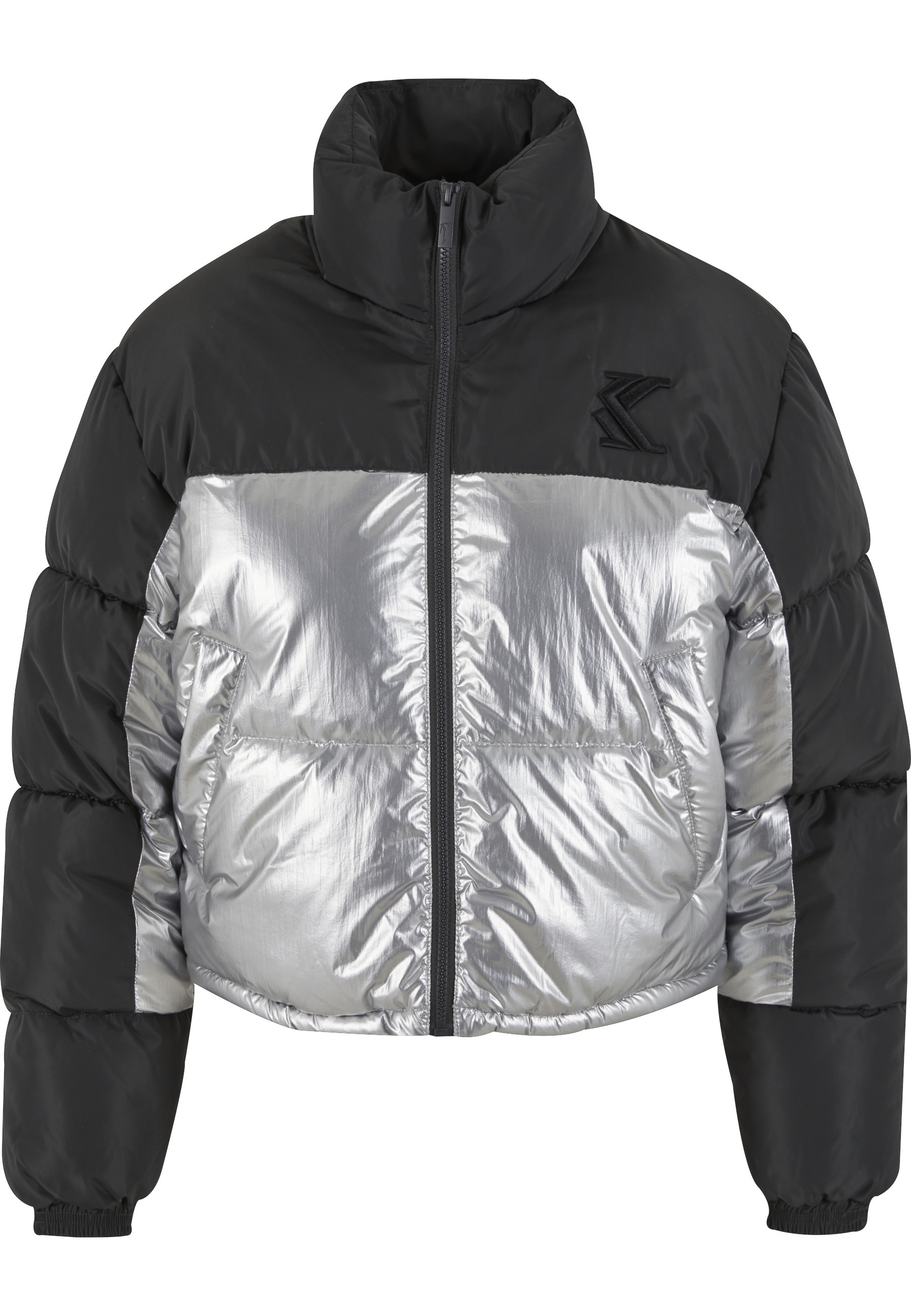 Karl Kani Winterjacke "Karl Kani KK Og Metallic Block Crop Puffer Jacket me günstig online kaufen