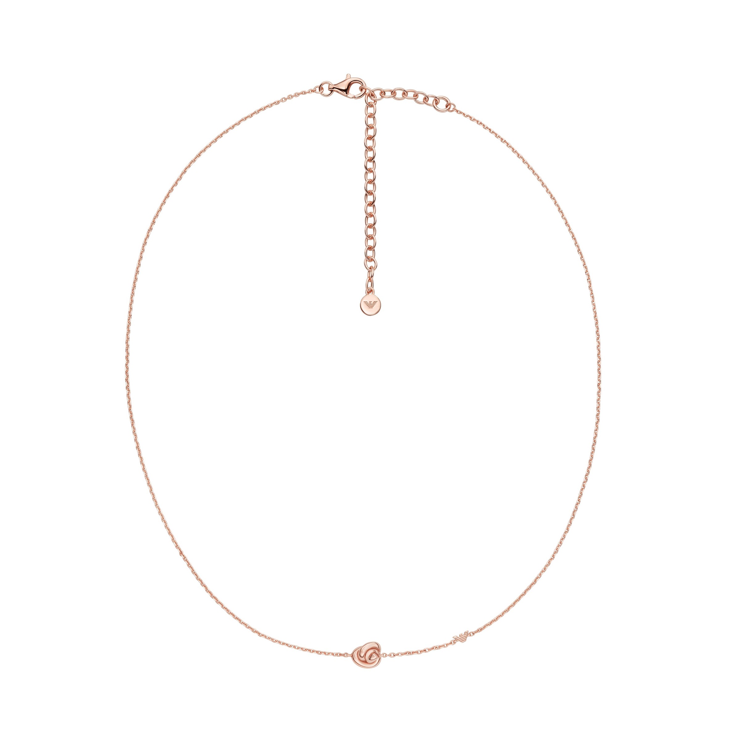 Emporio Armani Kette mit Anhänger »Schmuck Geschenk Silber 925 Knoten-Optik«