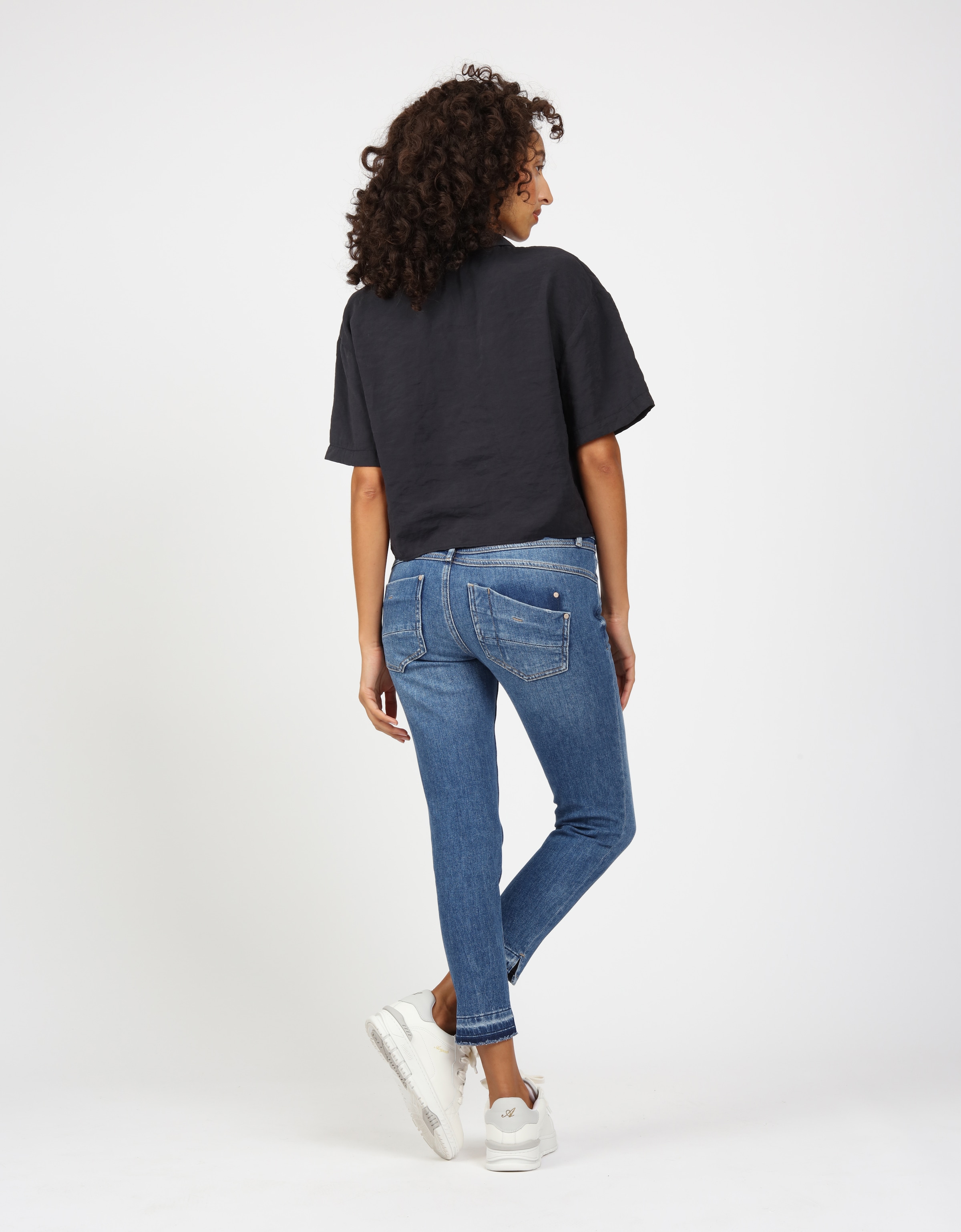 GANG Relax-fit-Jeans »94AMELIE CROPPED«, in 5-Pocket-Style