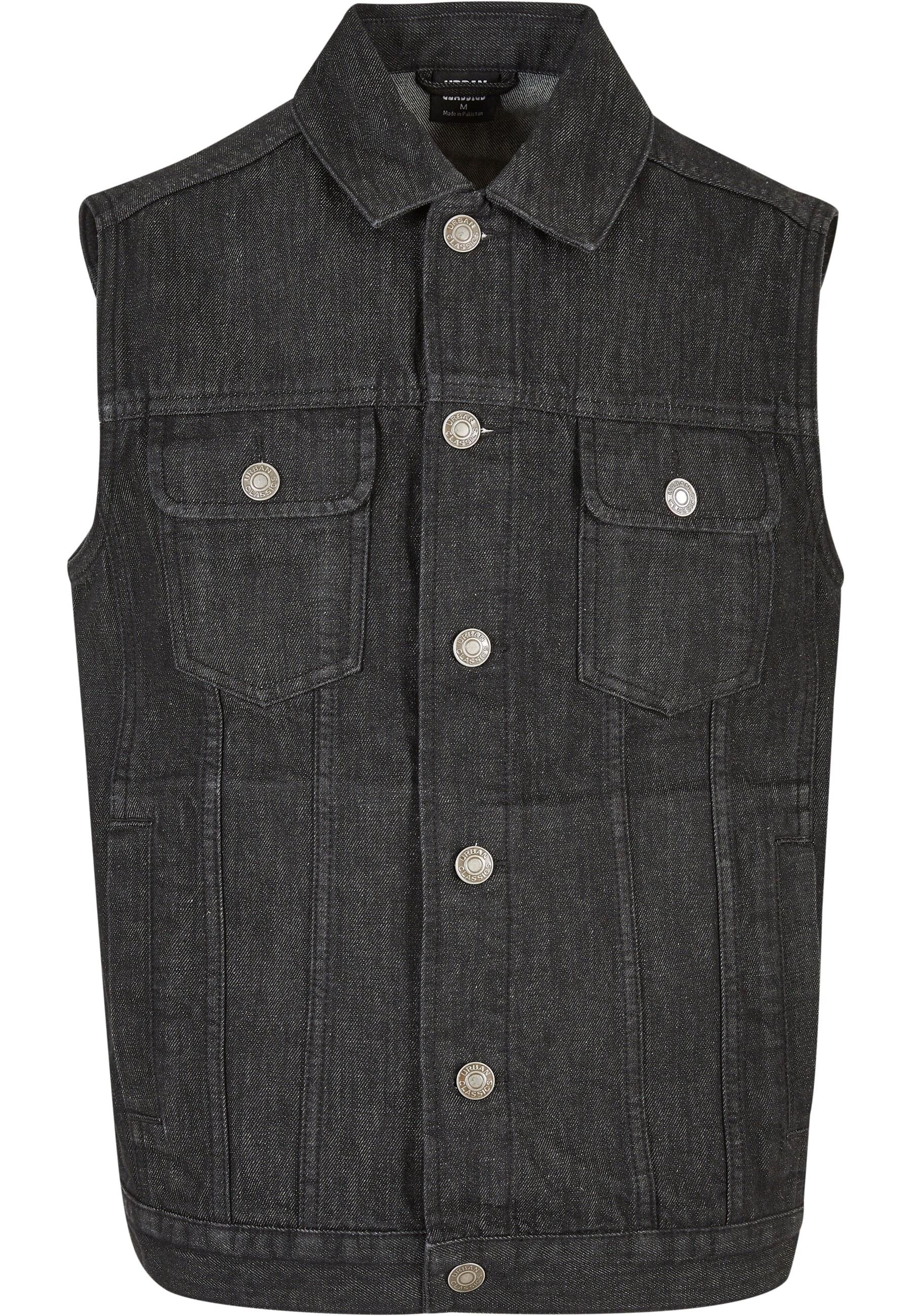 URBAN CLASSICS Jerseyweste "Urban Classics Herren Denim Vest" 1 Stk. günstig online kaufen