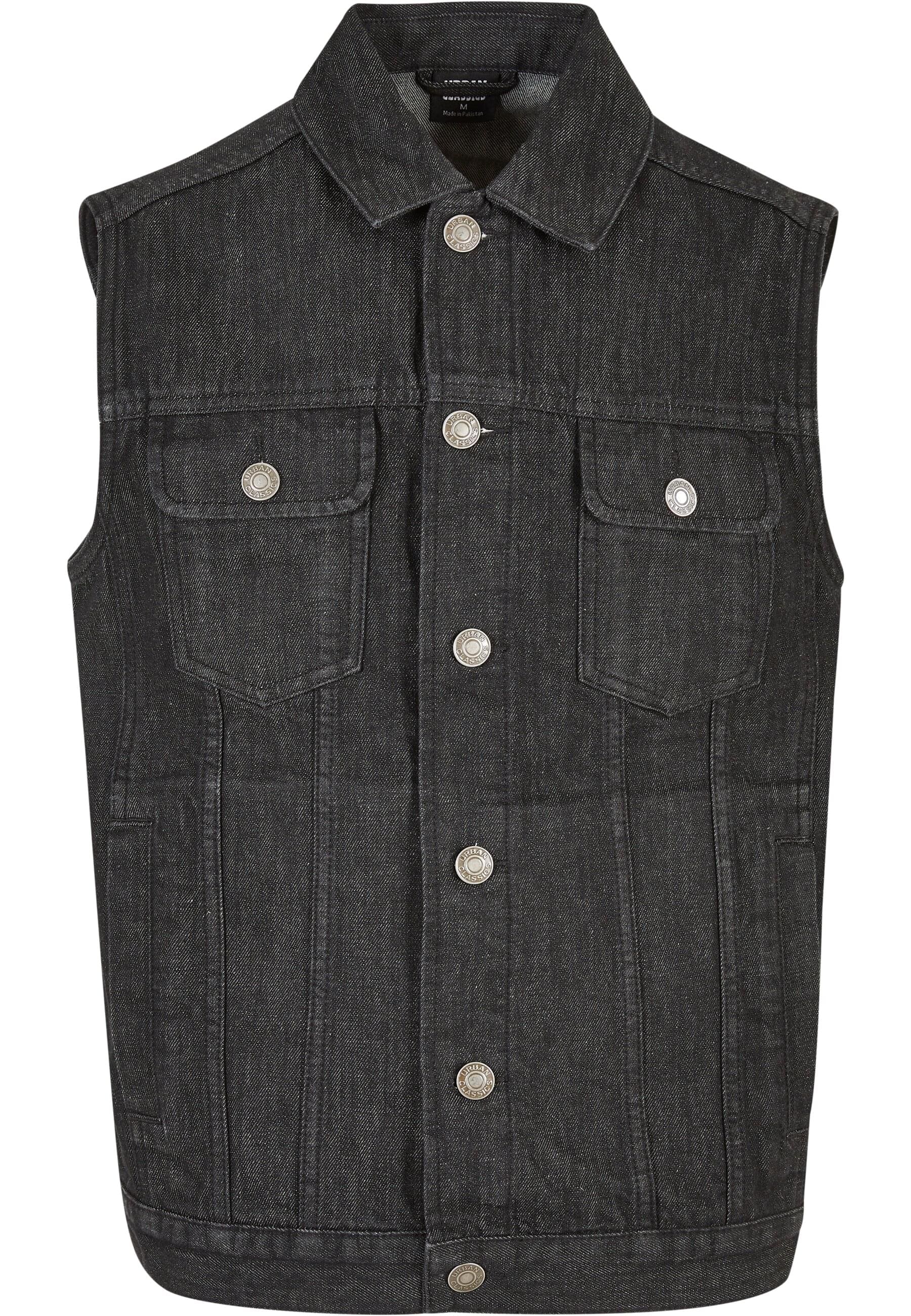 URBAN CLASSICS Jerseyweste "Urban Classics Herren Denim Vest", (1 tlg.)