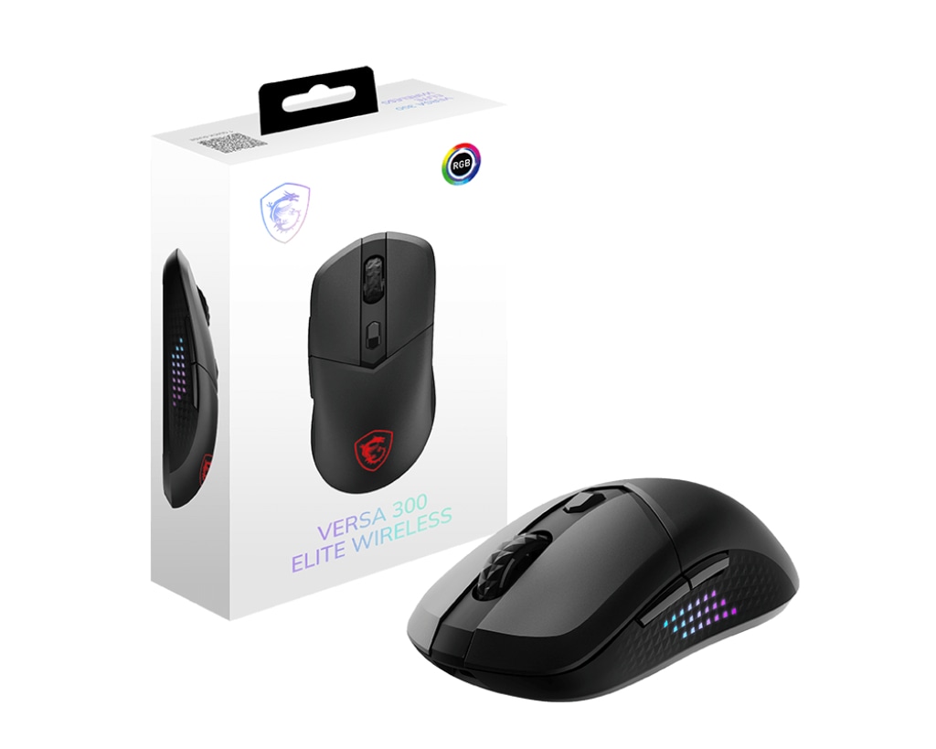 MSI Maus »VERSA 300 Elite W WIRELESS Gaming Maus«