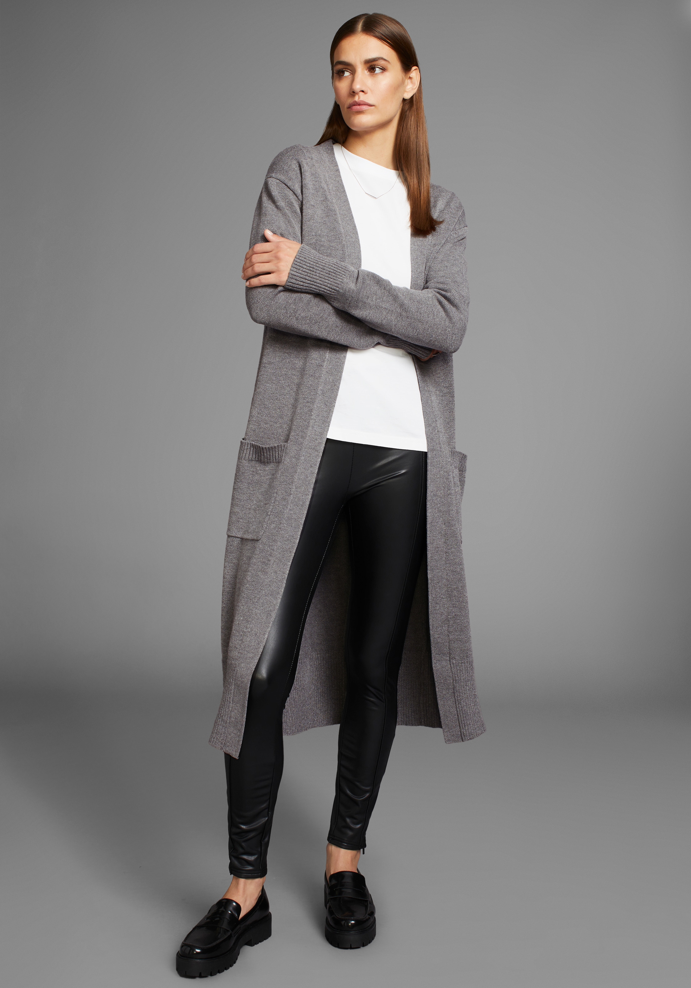 HECHTER PARIS Longstrickjacke, in Longform - NEUE KOLLEKTION