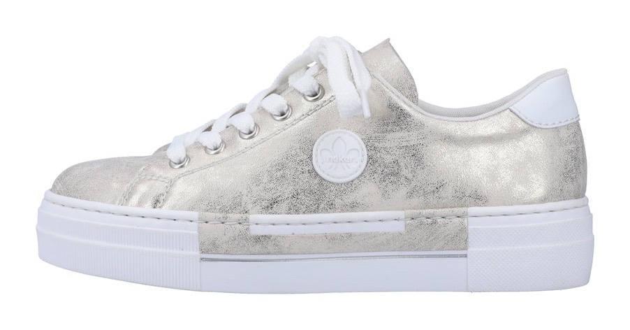 Rieker Sneaker, Freizeitschuh, Halbschuh, Schnürschuh mit Plateausohle