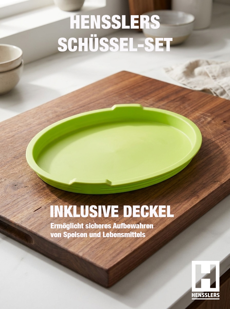 HENSSLERS Schüssel aus Edelstahl 5-teilig