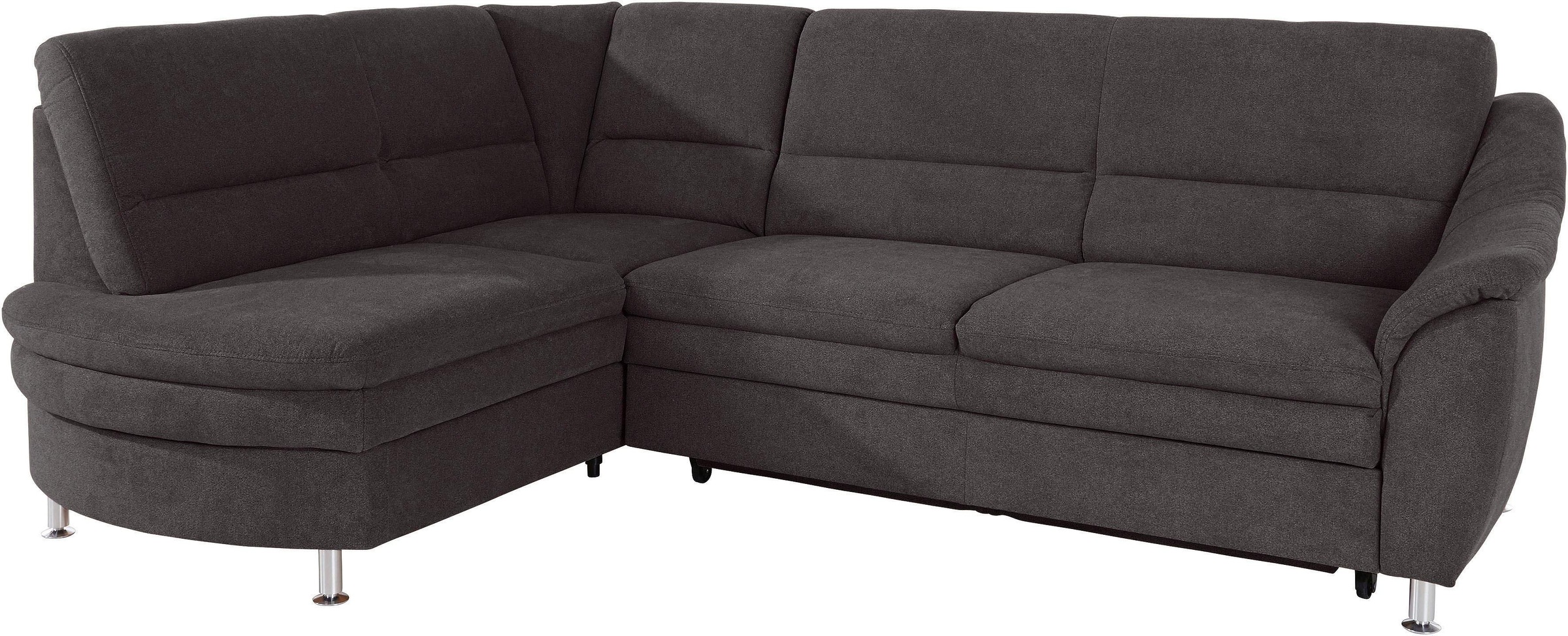 Home affaire Ecksofa "Cardoso L-Form" Federkern, wahlweise mit Bett, Schubk günstig online kaufen