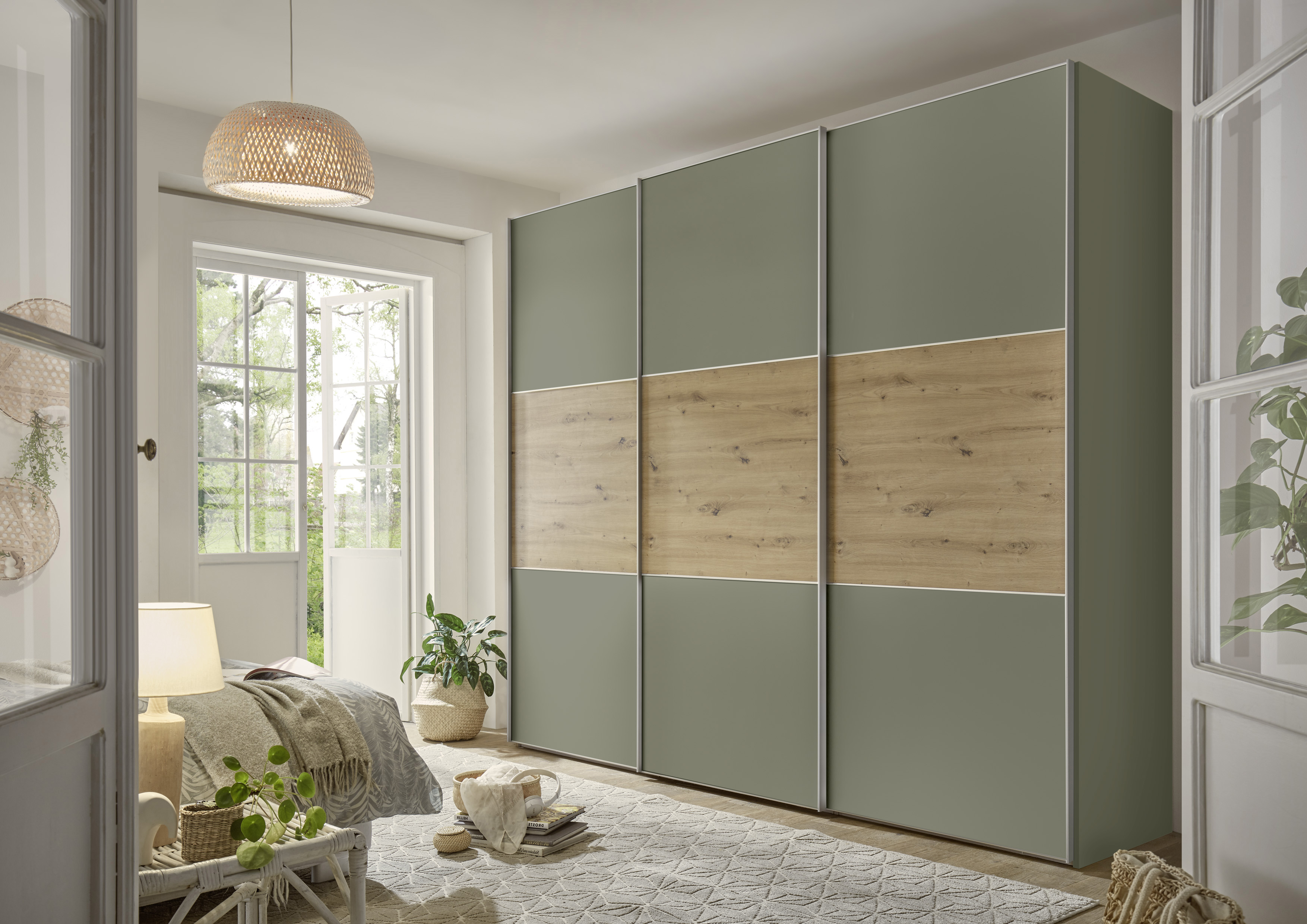 STAUD Schwebetürenschrank "Includo, Made in Germany" Mit vier verschiedenen Ausstattungsvarianten