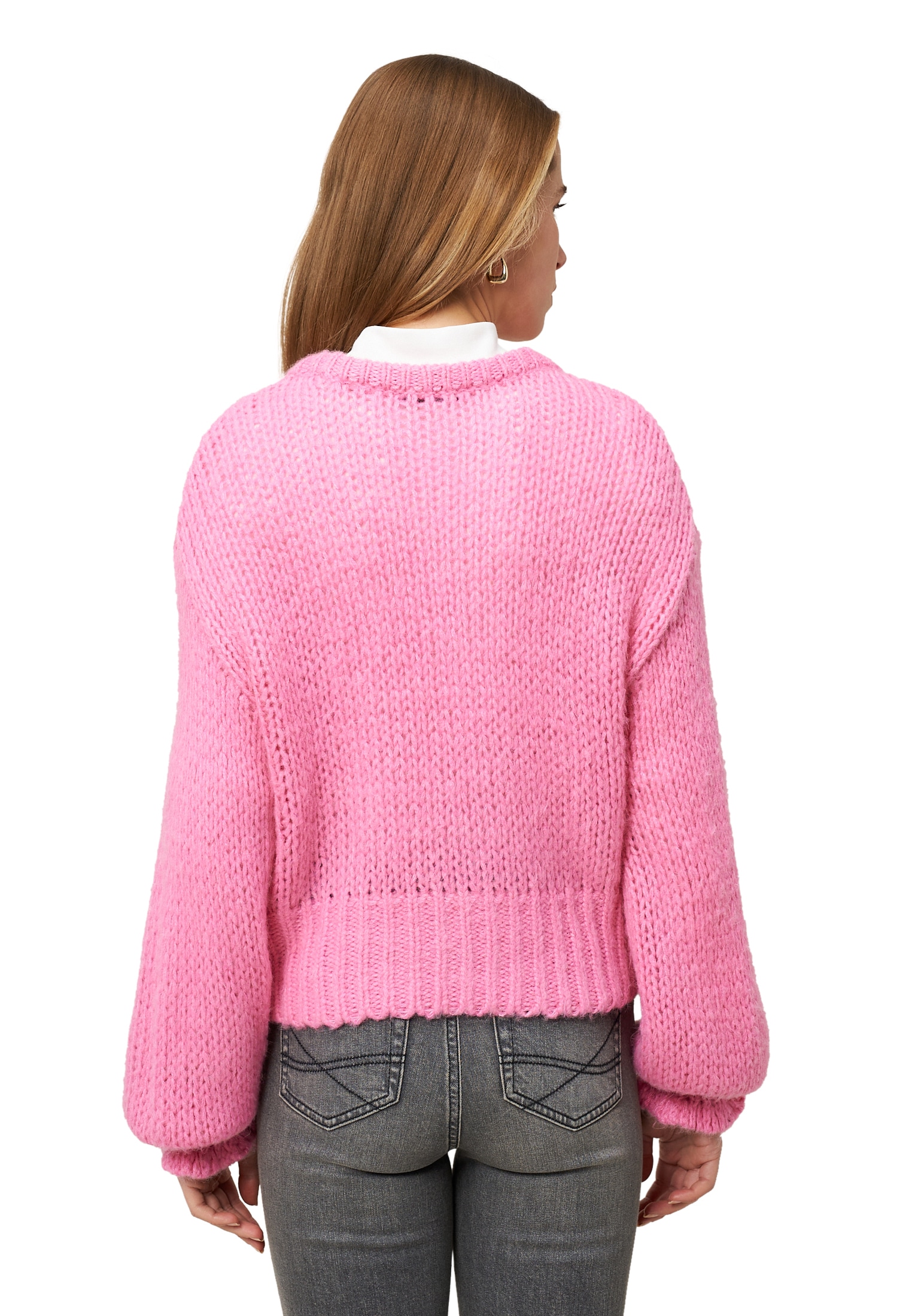 Zero Strickpullover »Damen mit Logostickerei« 1 tlg. Plain/ohne Details