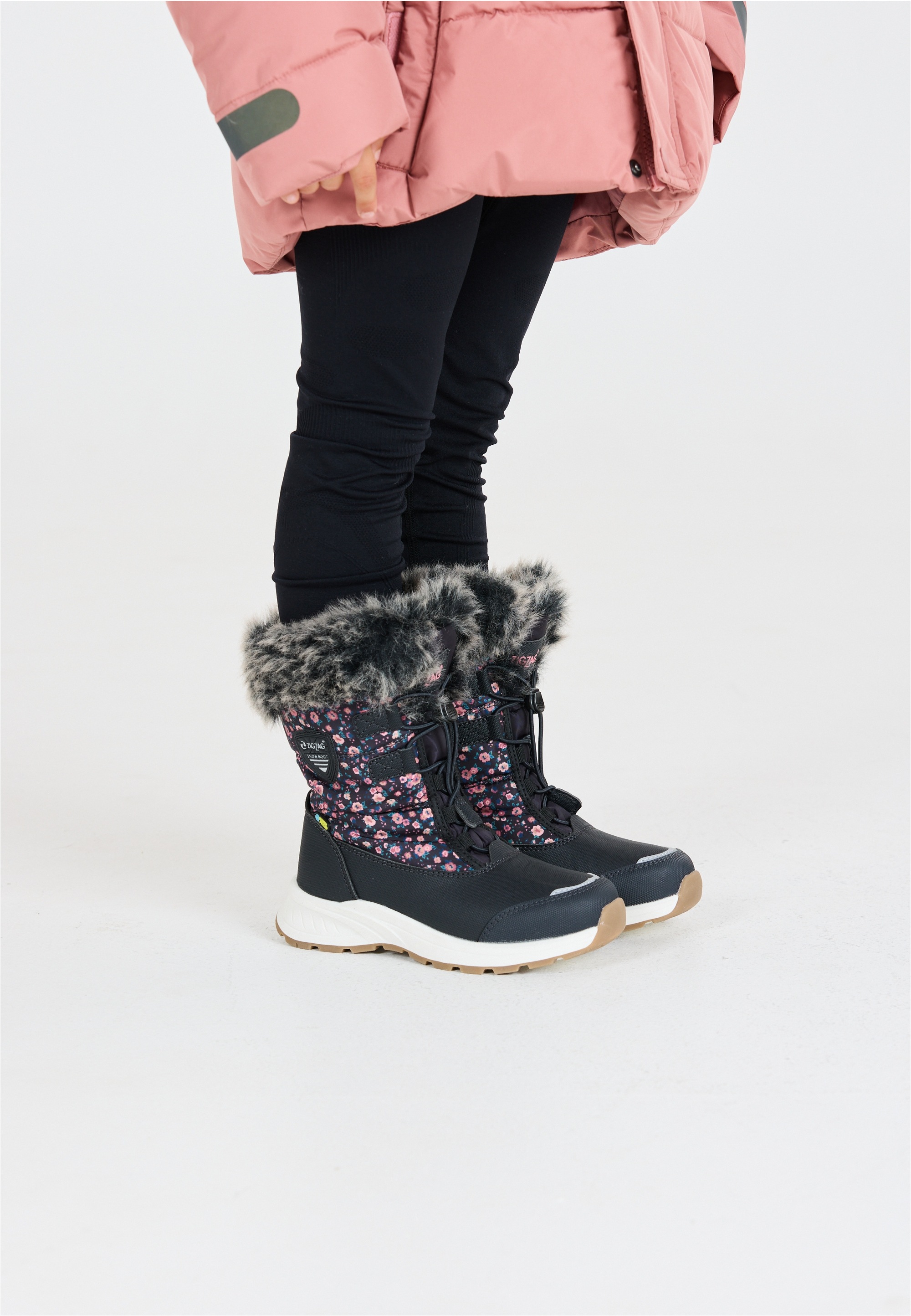 ZIGZAG Stiefel »Wesend«, mit bequemem Kunstfellbesatz und Allwetterprofil