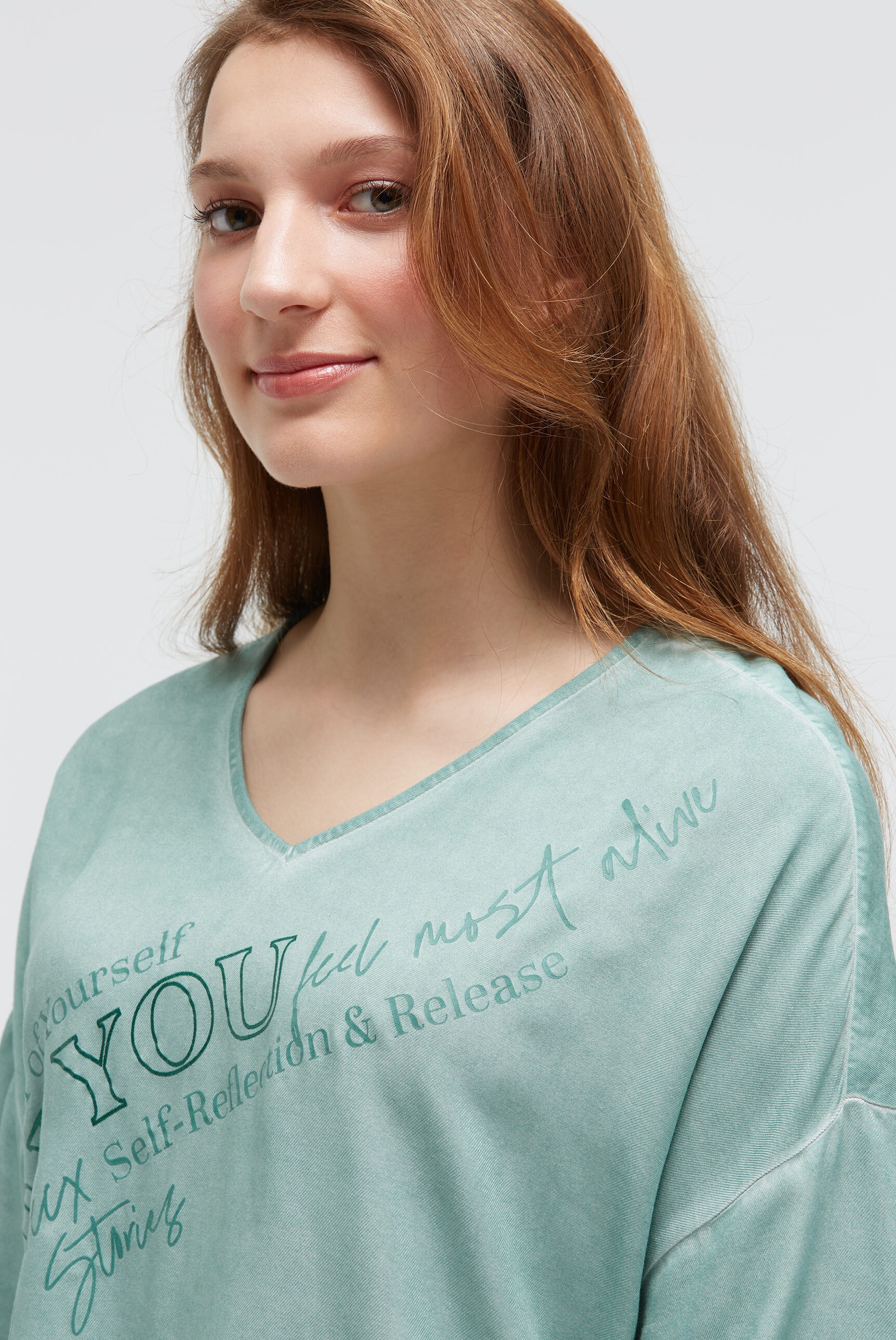 SOCCX V-Shirt mit V-Ausschnitt