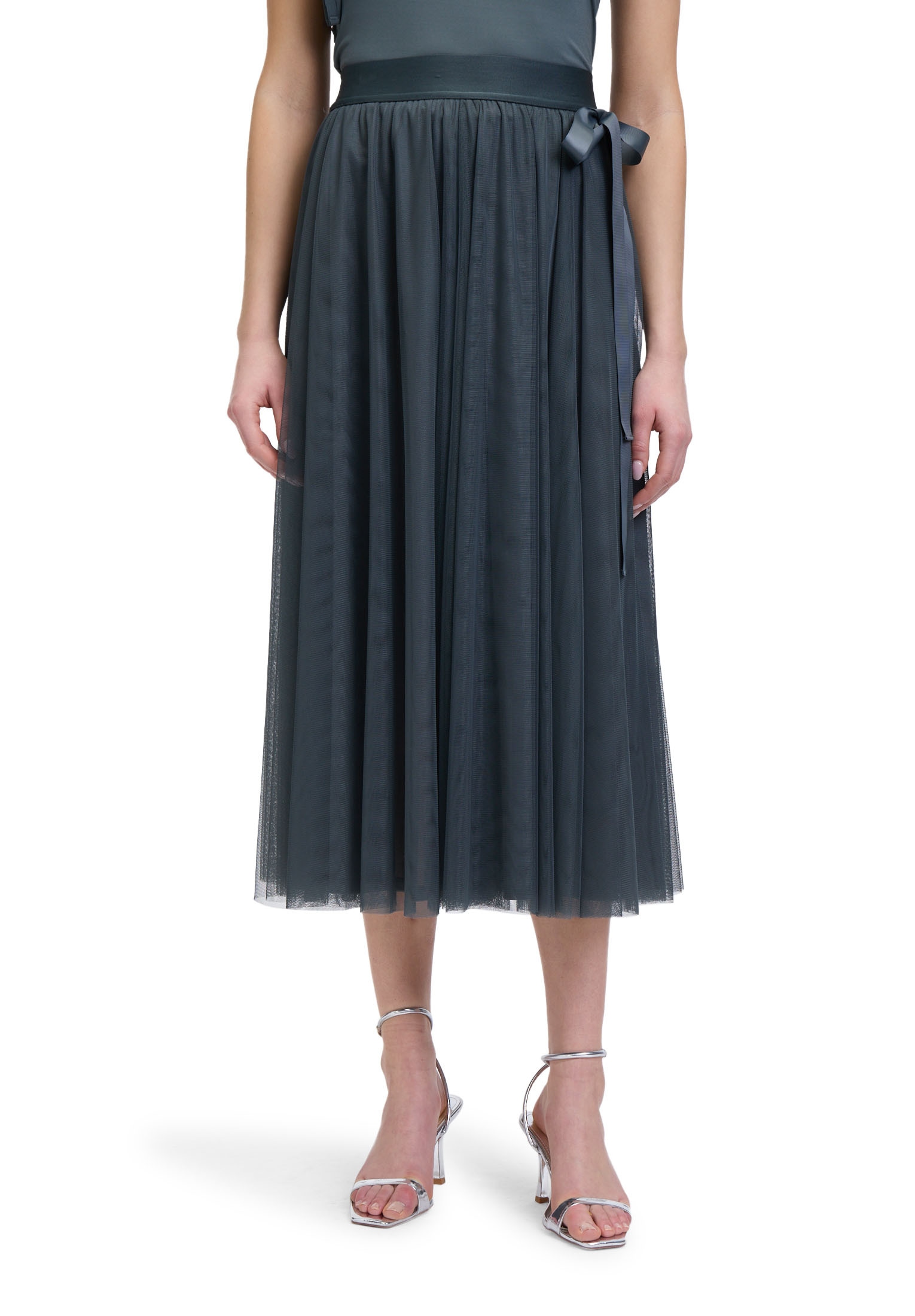 Vera Mont Maxirock "Damen im Layer Look", Bunddetail günstig online kaufen