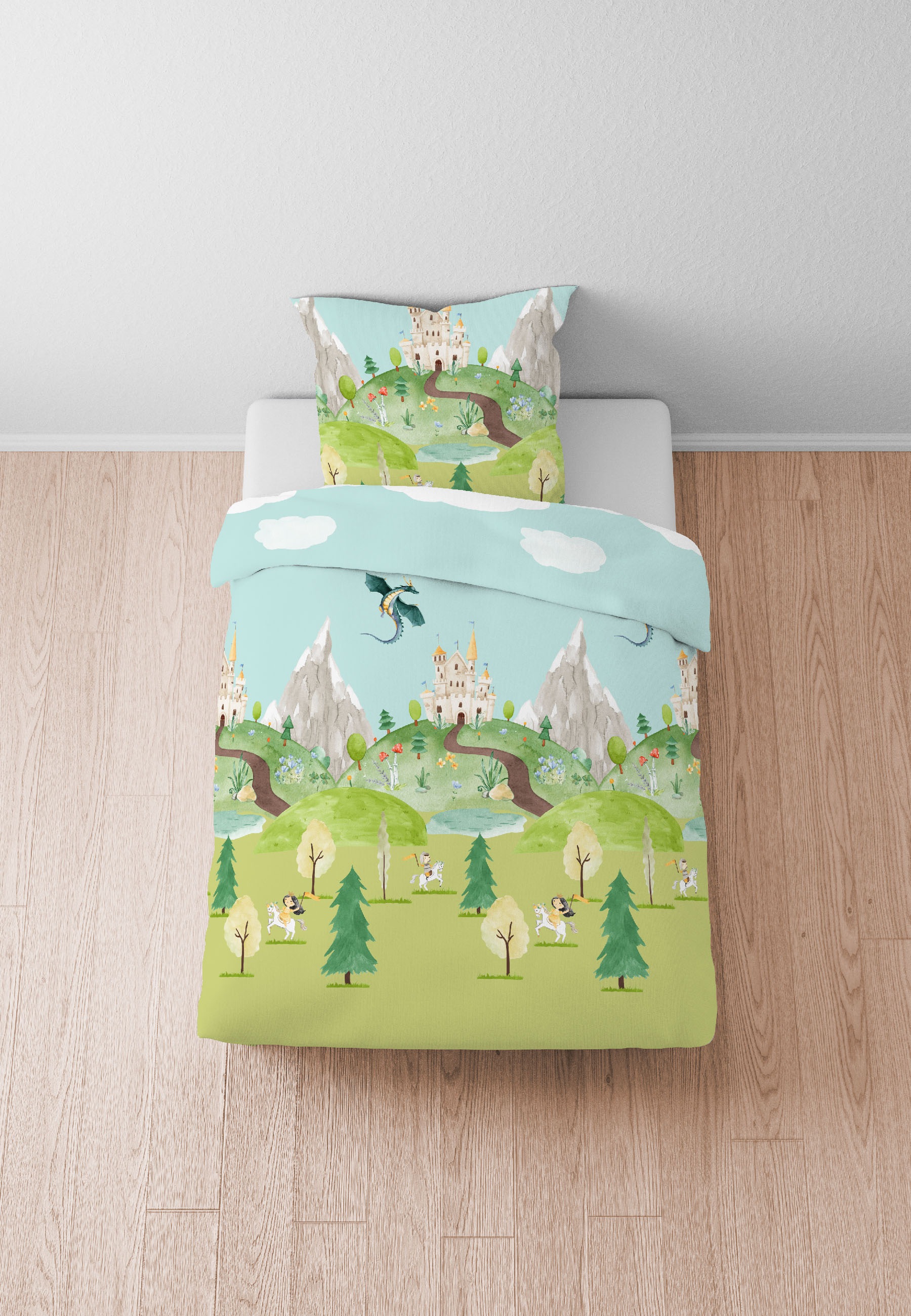 Biberna Kinderbettwäsche "0044331" 2 Stk. hautfreundlich, kühlend, mit Reiß günstig online kaufen