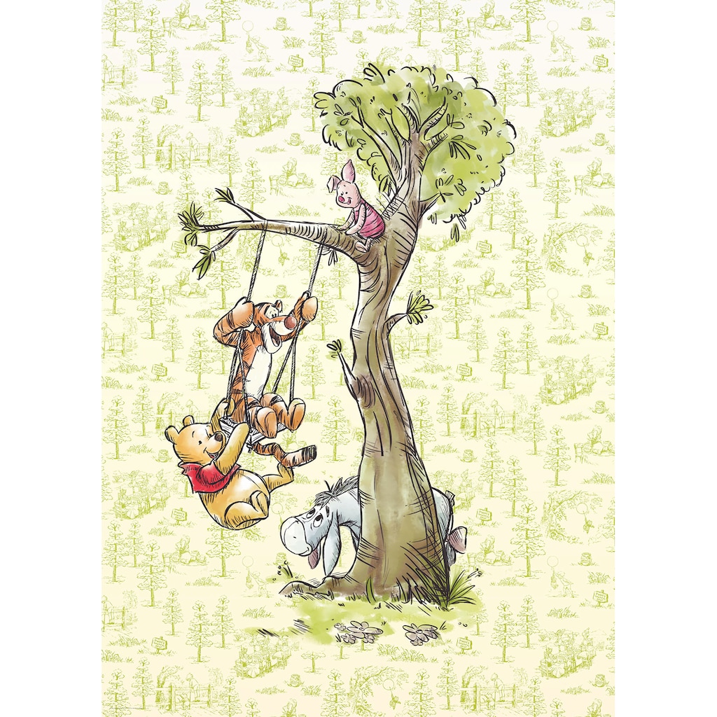 Komar Vliestapete »Winnie the Pooh in the wood«