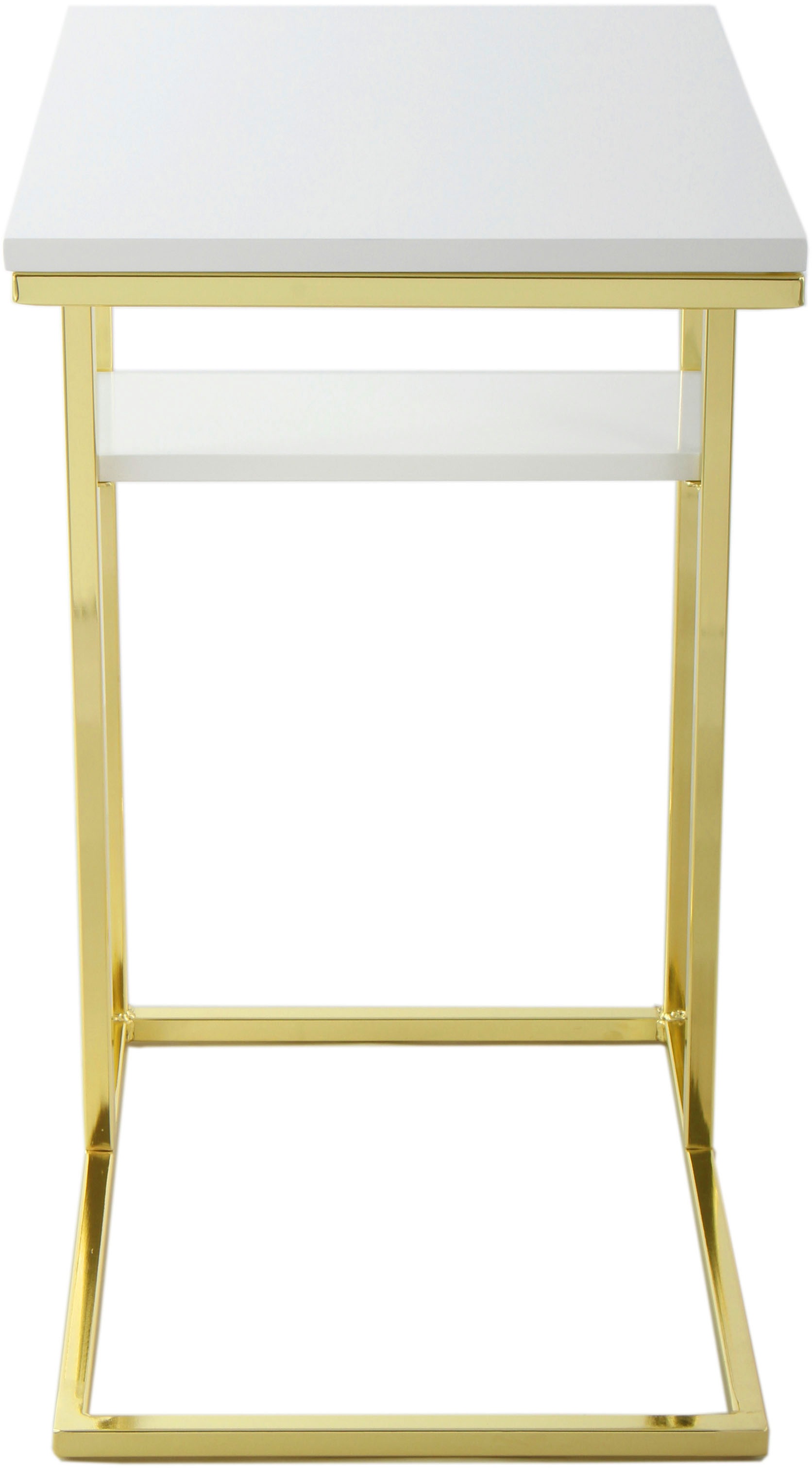 Kayoom Lucilla 225 Side Table White/Gold 48x35x62cm 3