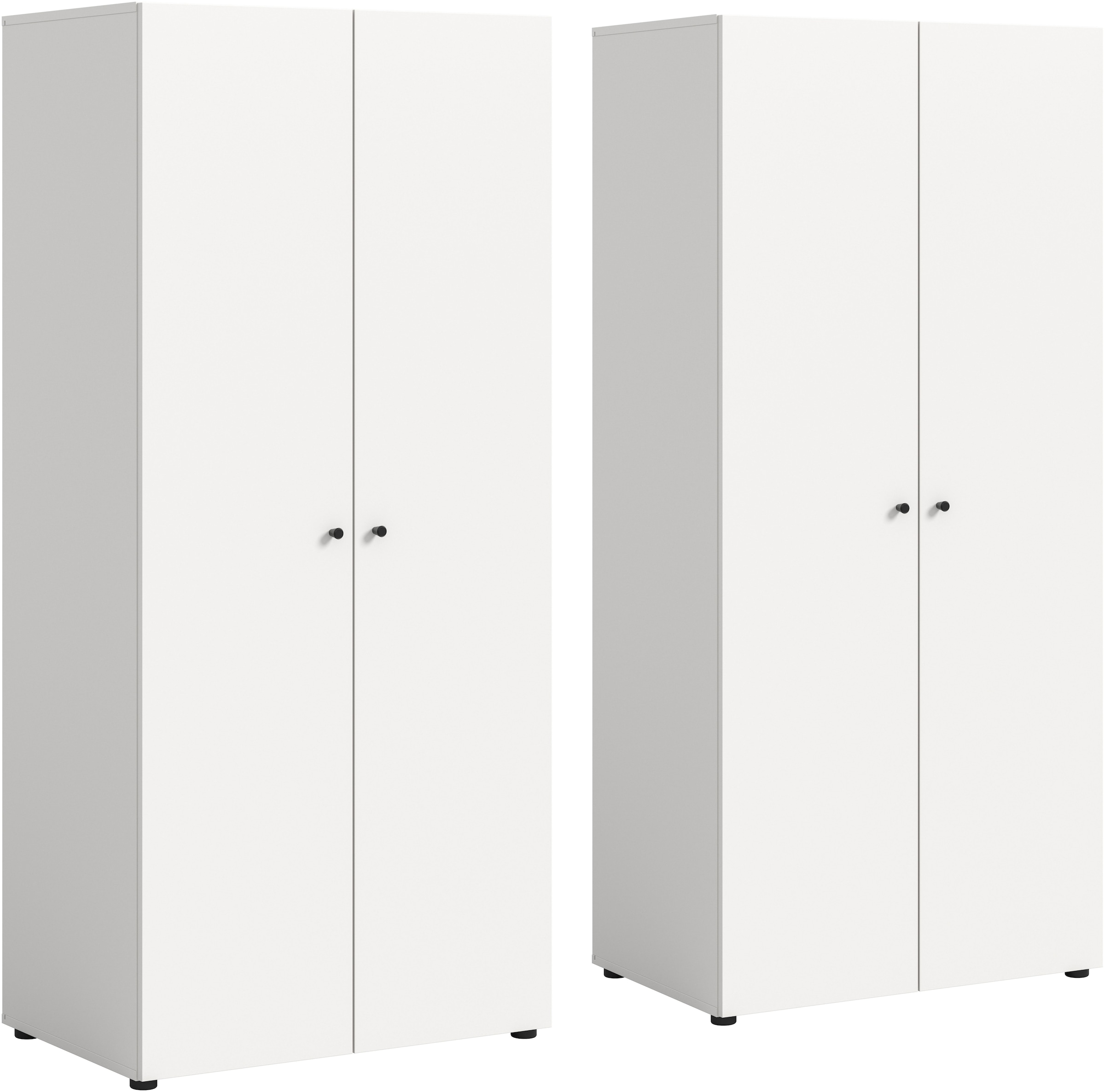Home affaire Kleiderschrank »BILLINGS, TOPSELLER!, Schlafzimmerschrank, Schrank, Garderobenschrank« OTTO BESTSELLER, Garderobe & Schlafzimmer,  Breite 160cm, weiß, 4-türig, inkl. 2 Kleiderstangen und 2 Ablageböden