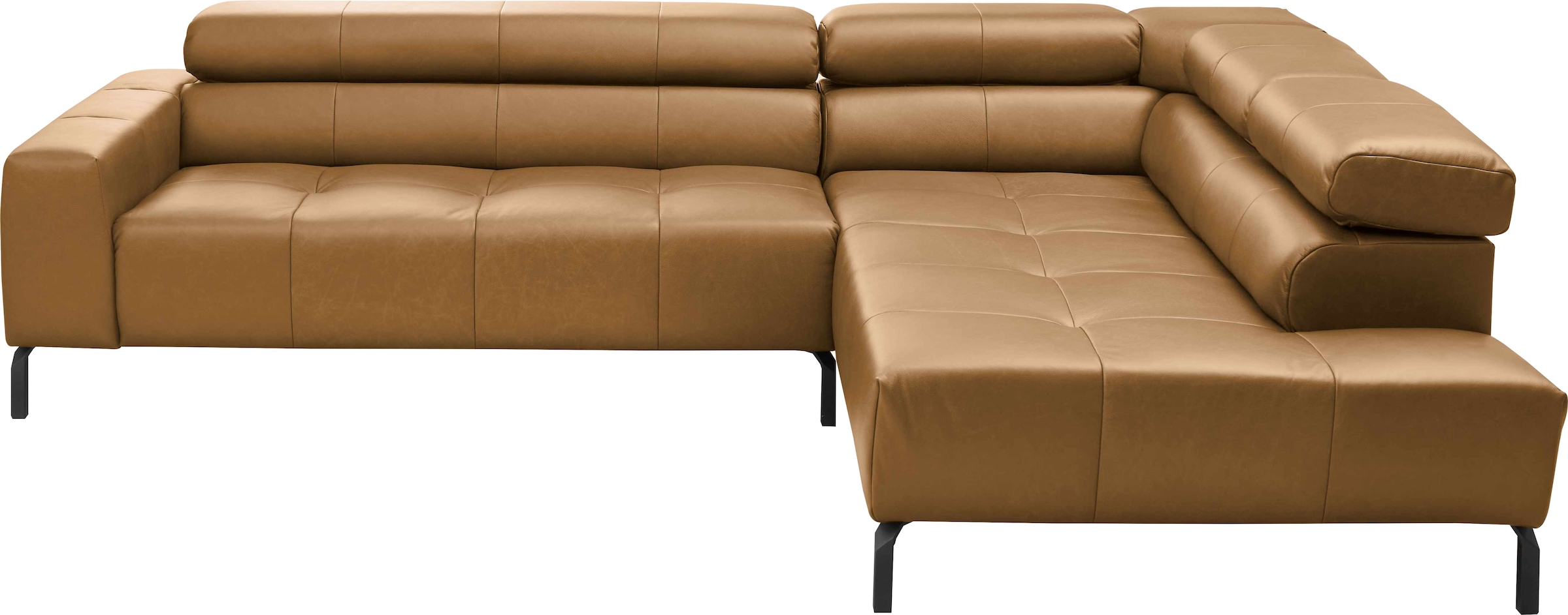 Places of Style Ecksofa "Claya, L-Form, incl. Kopfteilverstellung, Breite 2 günstig online kaufen