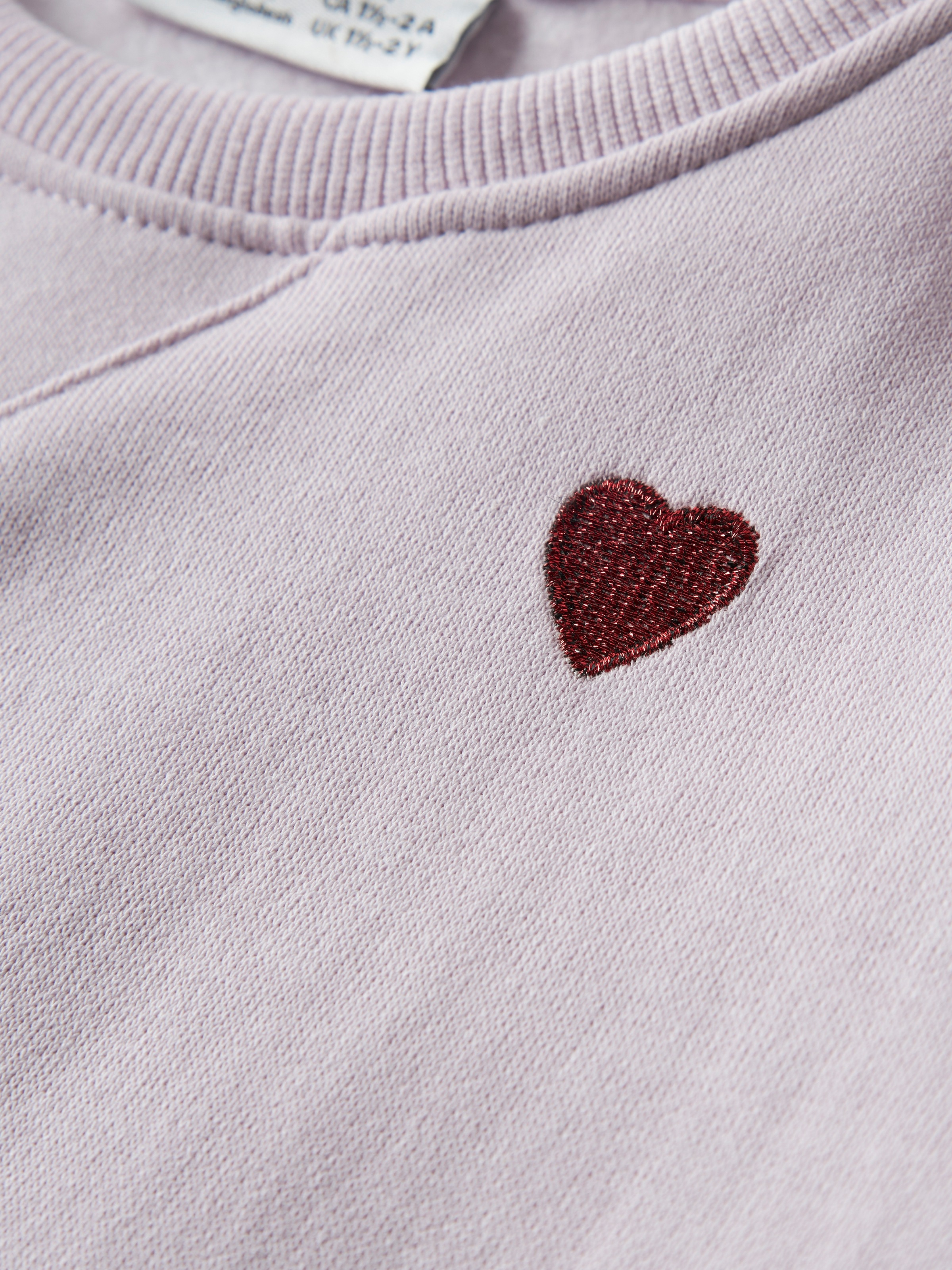 Sweatshirt NAME IT "NMFVIMA LS SWEAT BRU NOOS", Mädchen, Gr. 98, winsome orchid, angeraute Sweatware, Obermaterial: 60% Baumwolle, 40% Polyester, unifarben, Basic normal, Rundhals, Rippbündchen, Sweatshirts Sweatshirt 4
