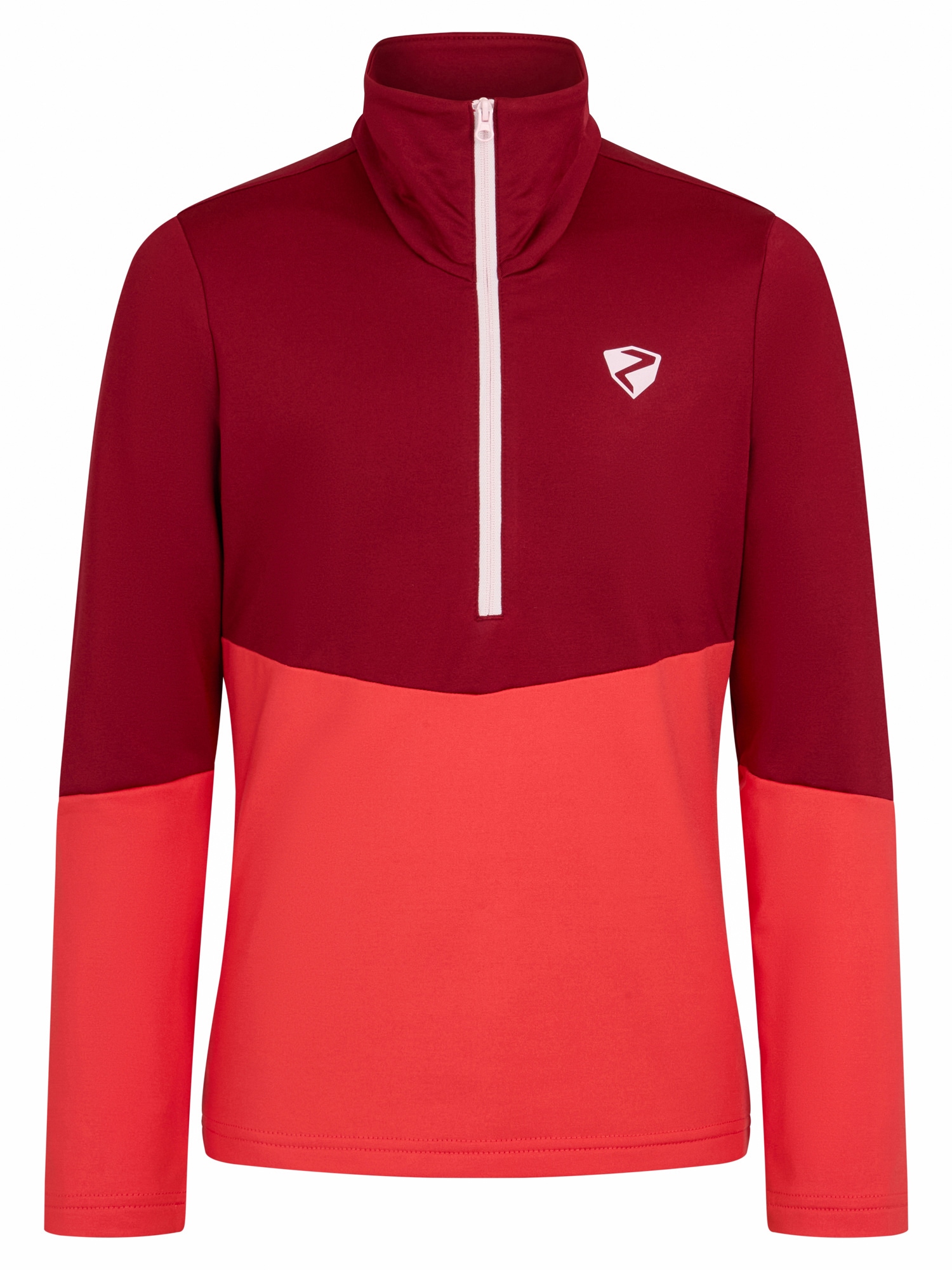 Ziener Sweatshirt "JARPS-Z JUNIOR", Stretchmaterial, wärmend, halber Front-Reißverschluss