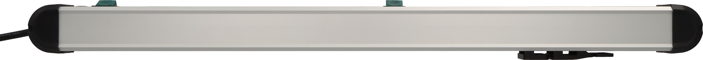 Brennenstuhl Steckdosenleiste »Premium-Alu-Line«, 12-fach, (Kabellänge 3 m), mit 2 Schaltern