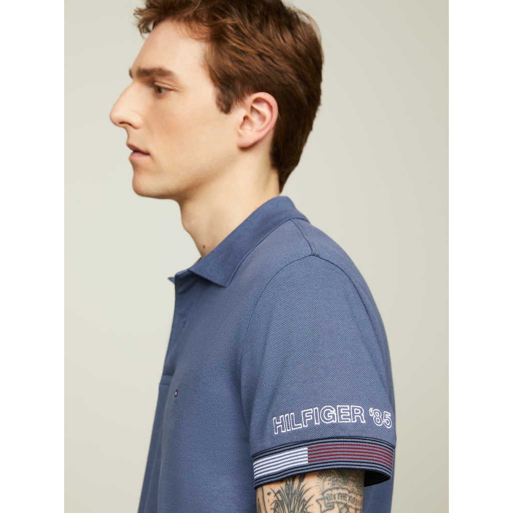 Tommy Hilfiger Poloshirt »FLAG CUFF SLIM POLO«