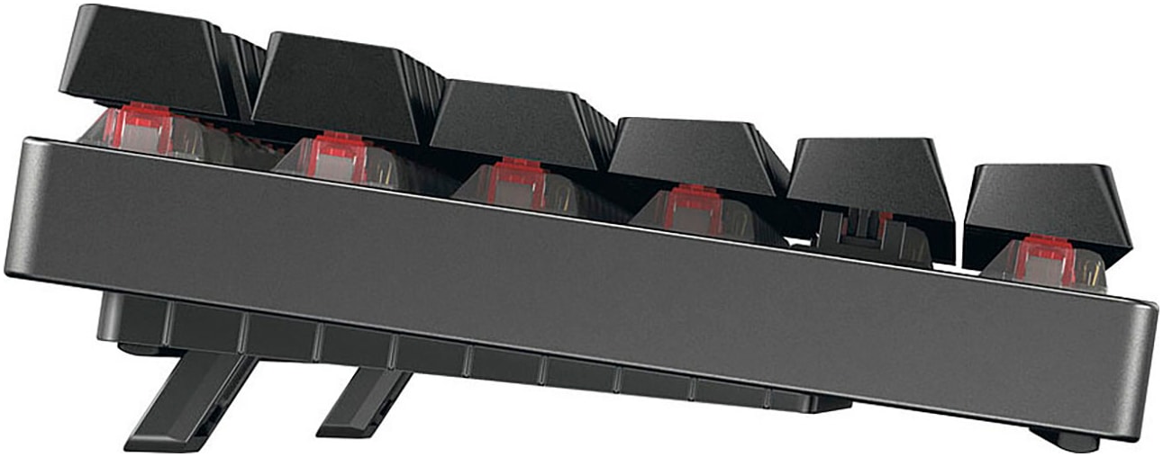 Cherry Gaming-Tastatur »MX 8.2 TKL Wireless«, (Fn-Tasten-Gaming-Modus-Funktionstasten-ausklappbare Füße-verstellbare Füße-Lautstärkeregler-USB-Anschluss)