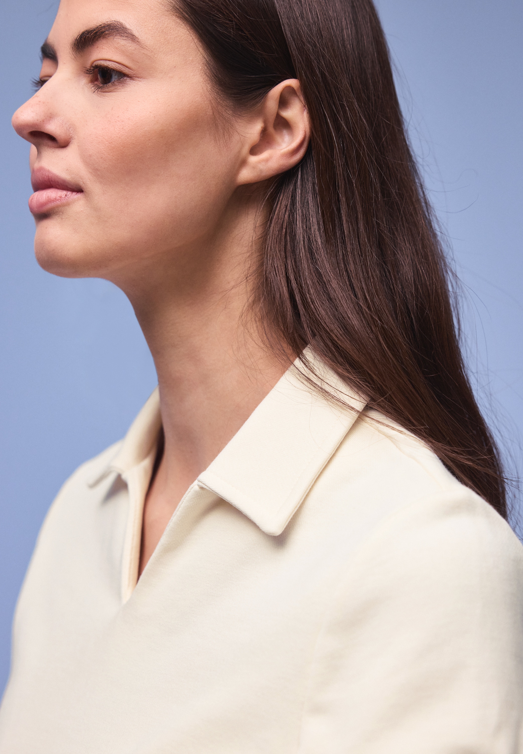 STREET ONE Sweatshirt , mit Hemdkragen
